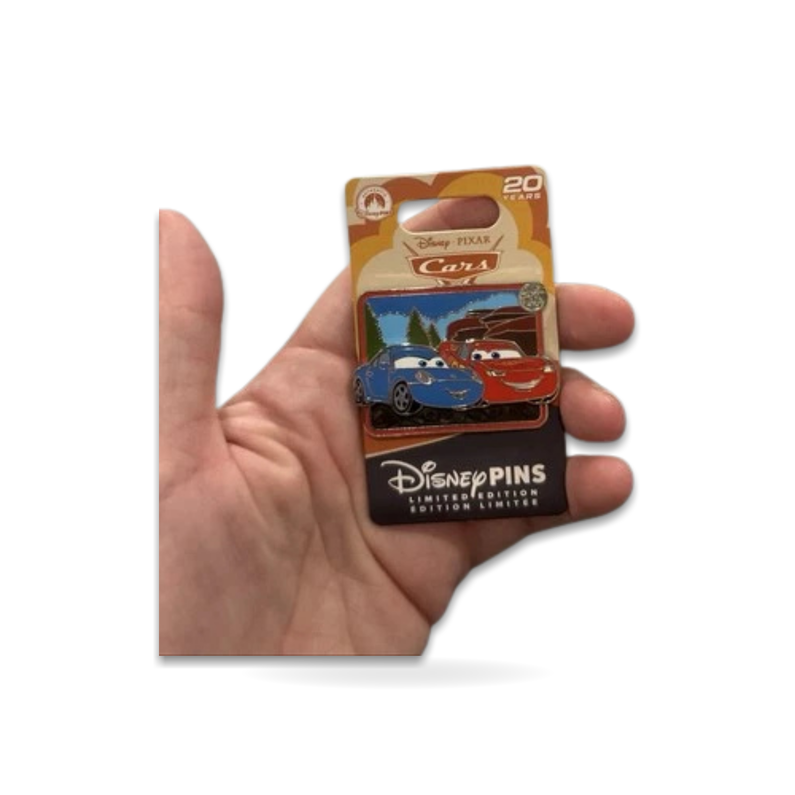 Pixar Cars Lightning 20 Years Anniversary Trading Pin
