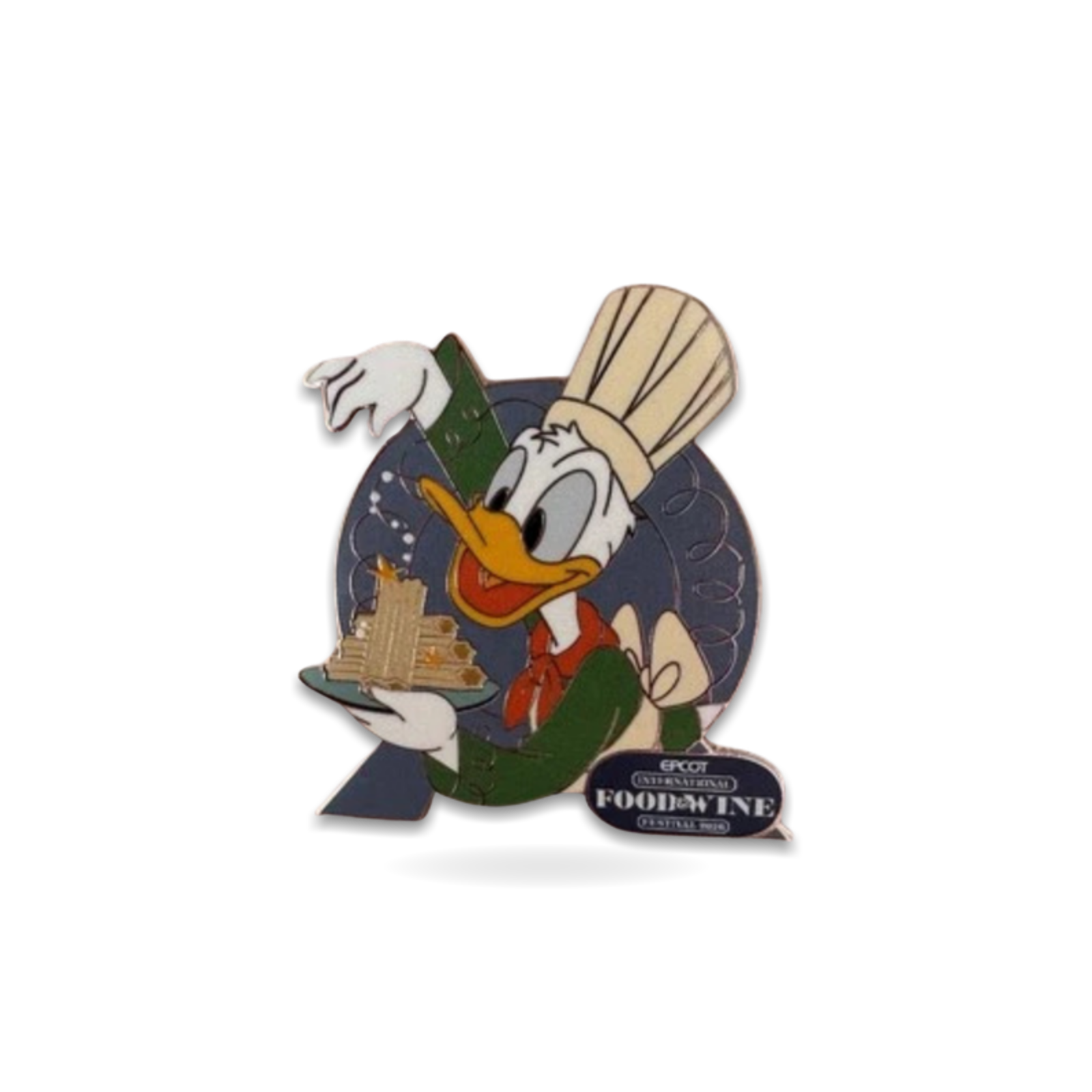 Epcot Food Wine Festival Mystery Box Donald Duck Limited Release Trading Pin