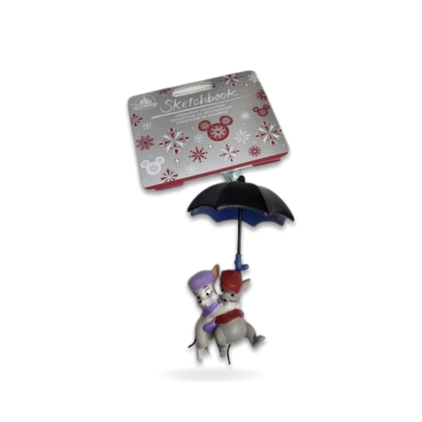 Bernard Bianca Umbrella Sketchbook the Rescuers Lb Seasonal Ornament