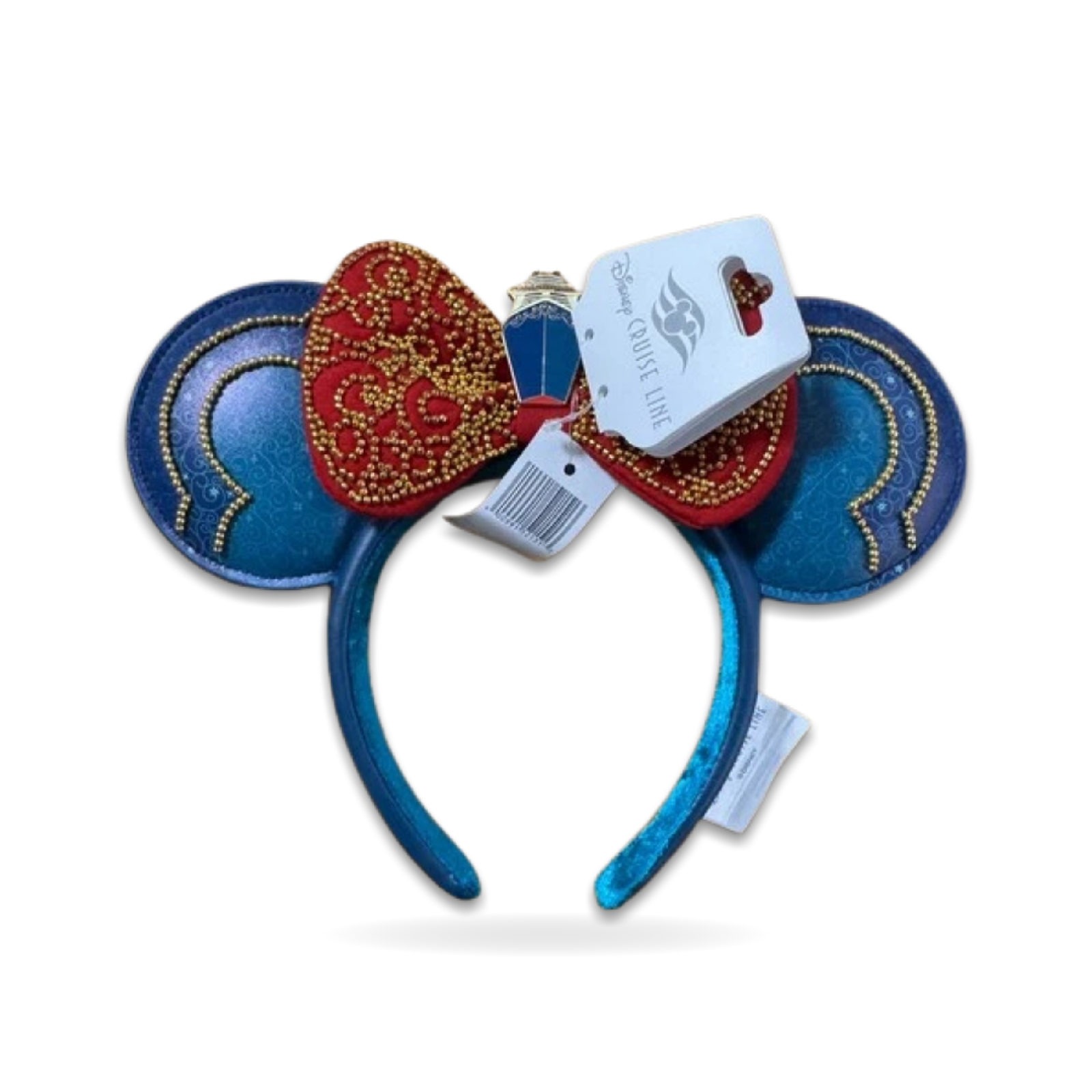 Adventure Minnie Mouse Ears with Castle and Ship Clip Cruise Line