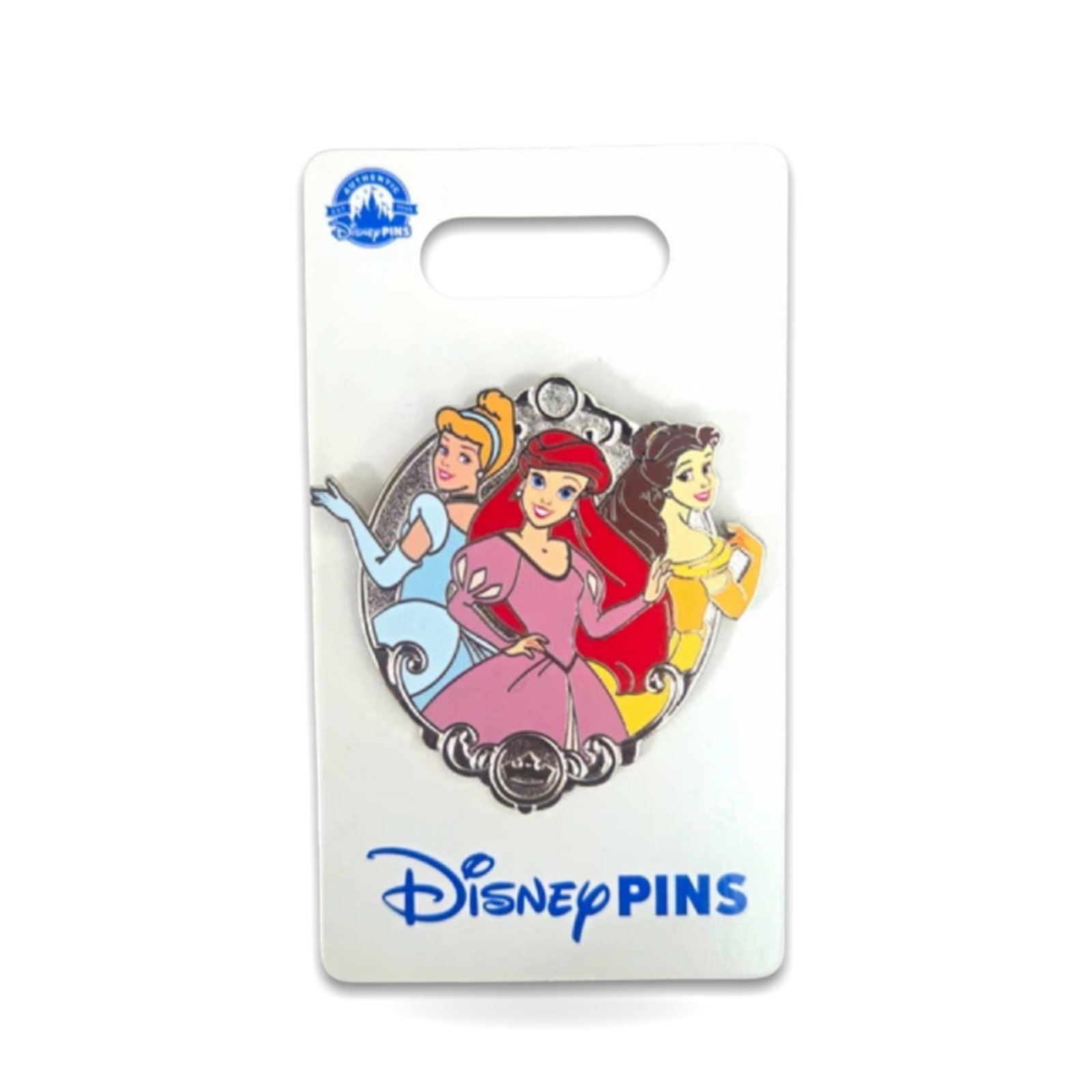 Princess Cluster Open Edition Cinderella Ariel Belle Trading Pin