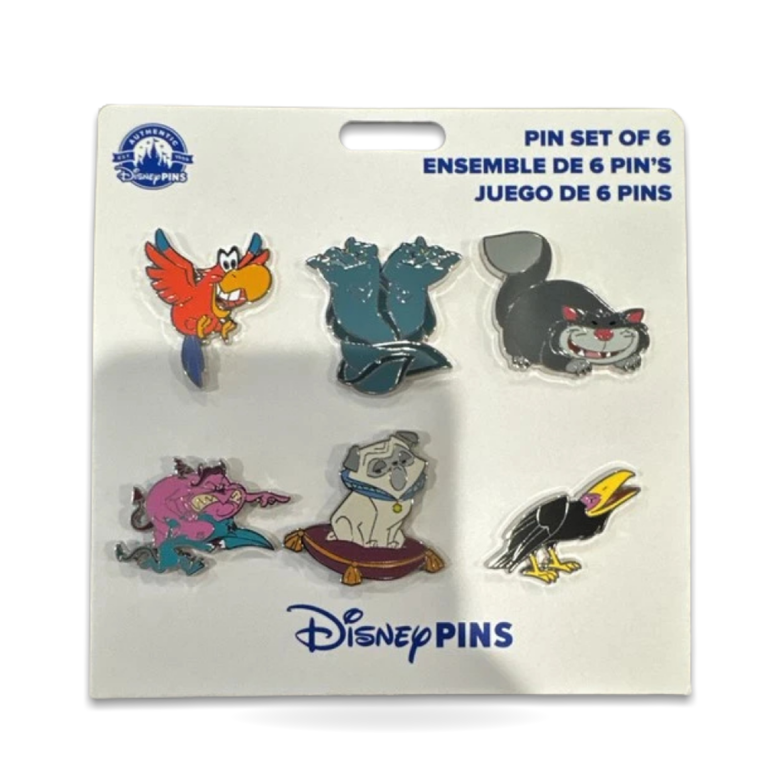 6 Set Villains Side Kicks Pain Panic Diablo Percy Iago Trading Pin