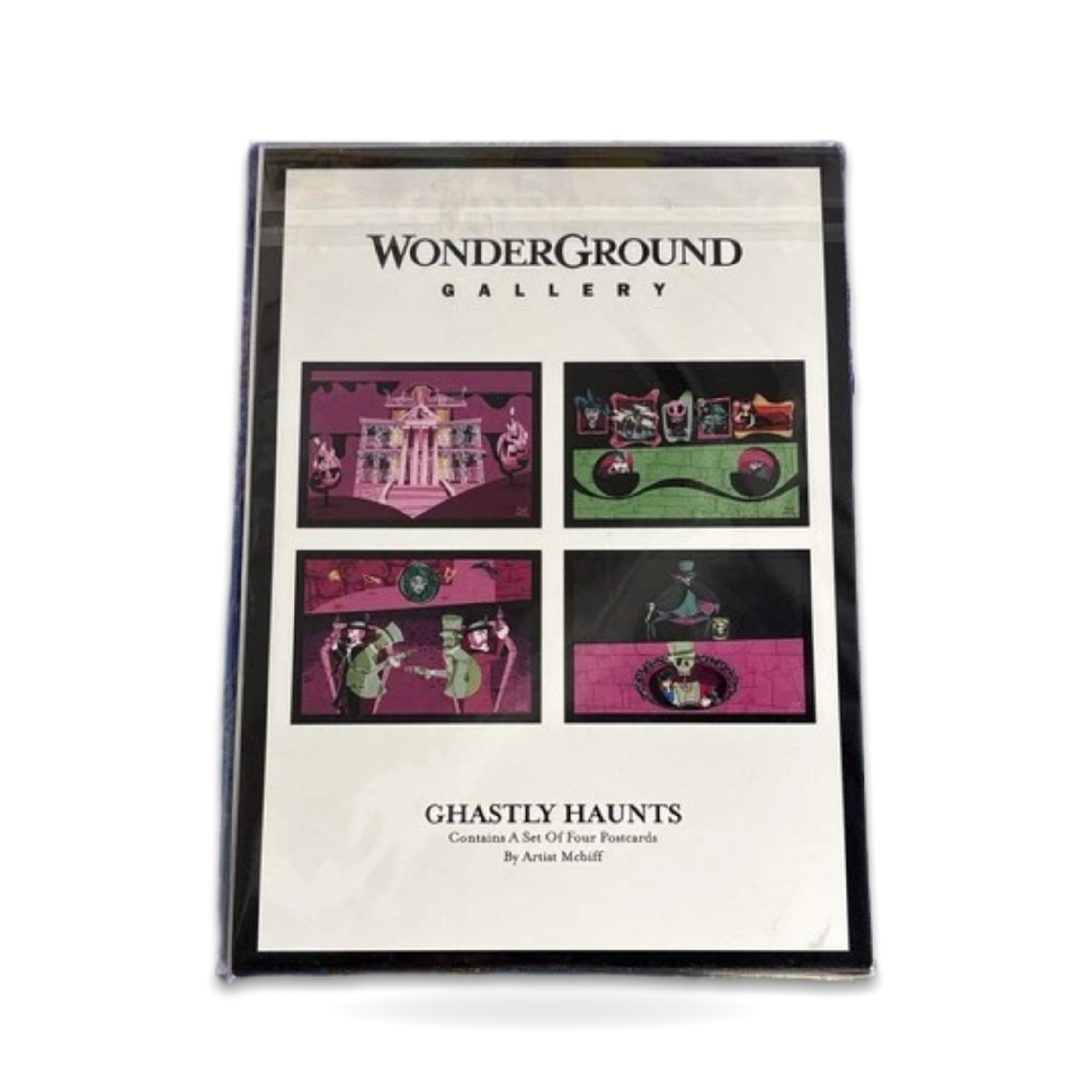 Haunted Mansion Postcard Set of 4 5x7” Wonder Ground Gallery