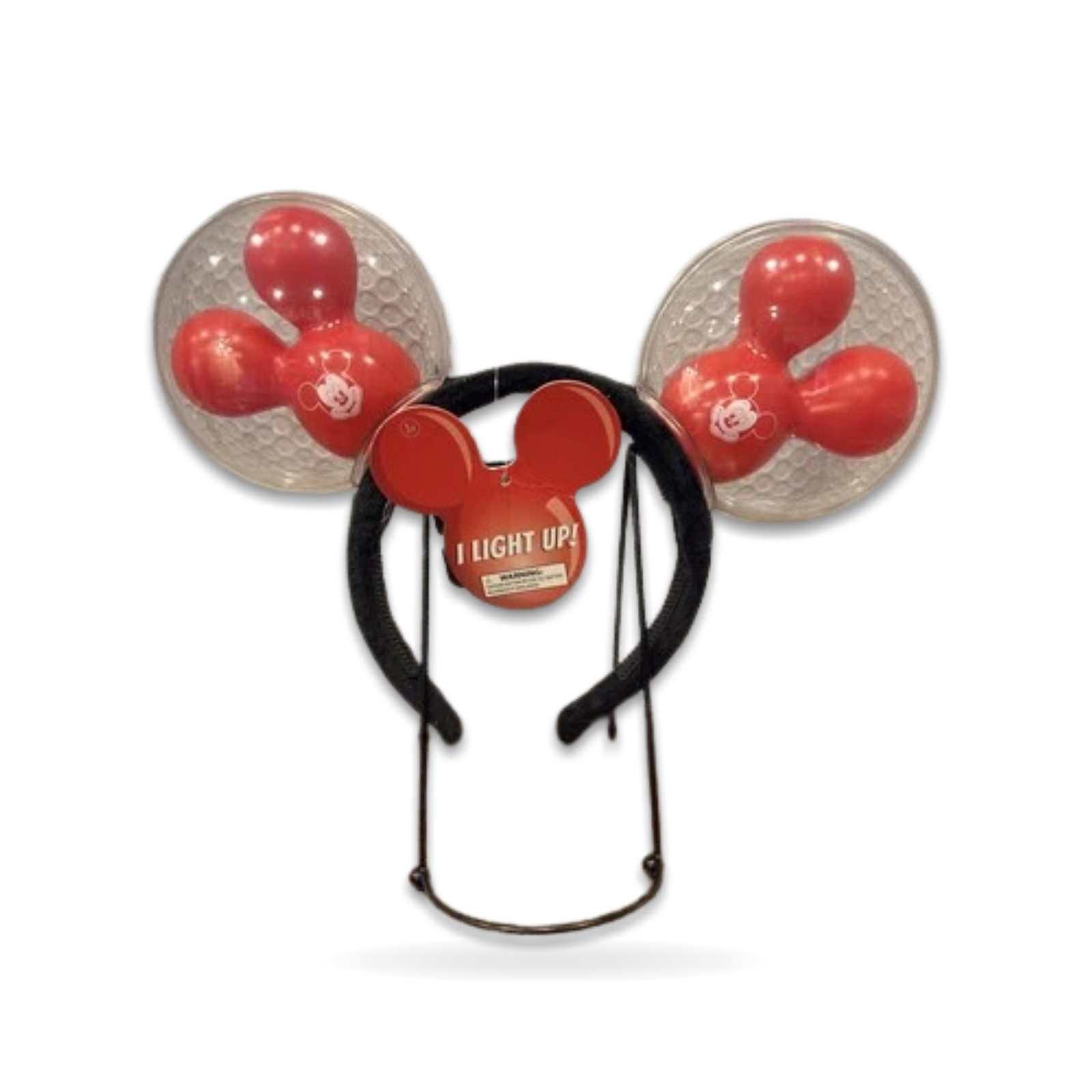 Mickey Mouse Ears Light Up Red Balloon Best Day Ever Ear Headwear