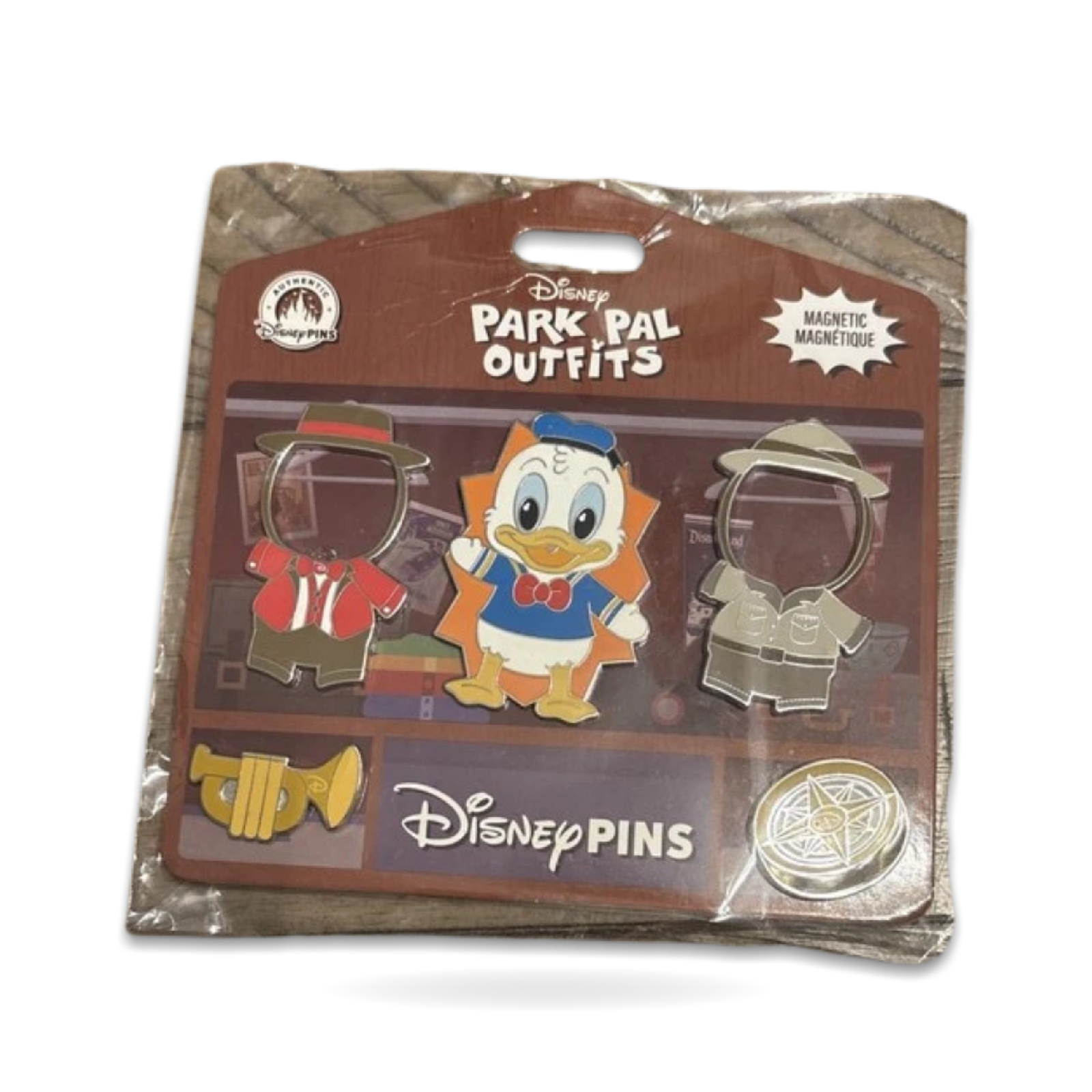 Pal Outfits Donald Magnetic Costumes Set Trading Pin