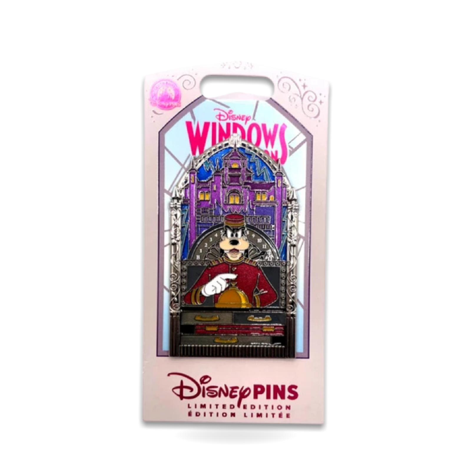 Windows of Attraction Goofy Bellhop Le2500 Trading Pin