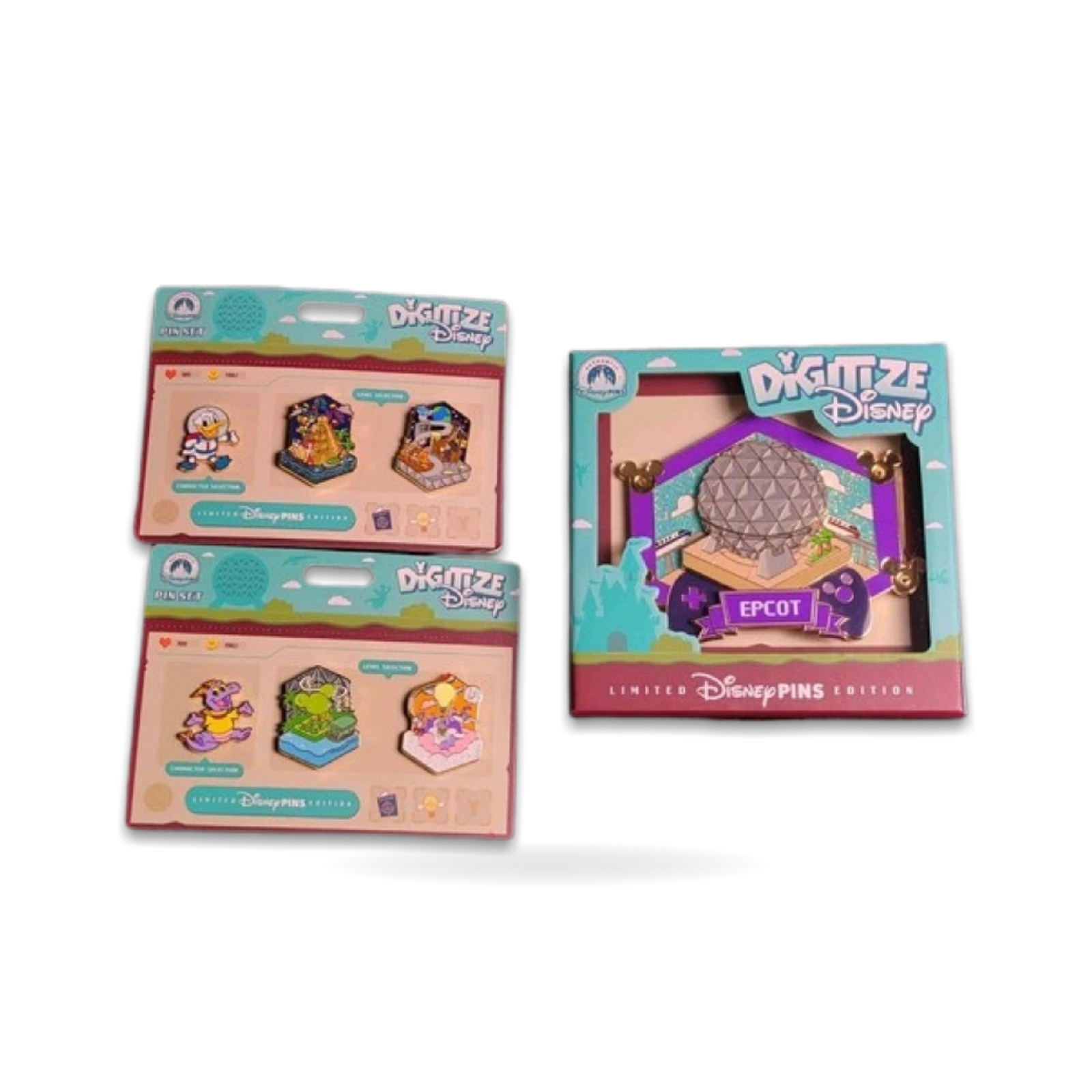 Digitize EPCOT Jumbo Two-3 Sets 3000 Trading Pin