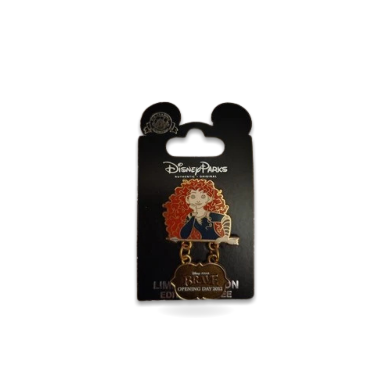 Brave Opening Day Dangle Merida Limited Edition 2000 Moc On Car Trading Pin