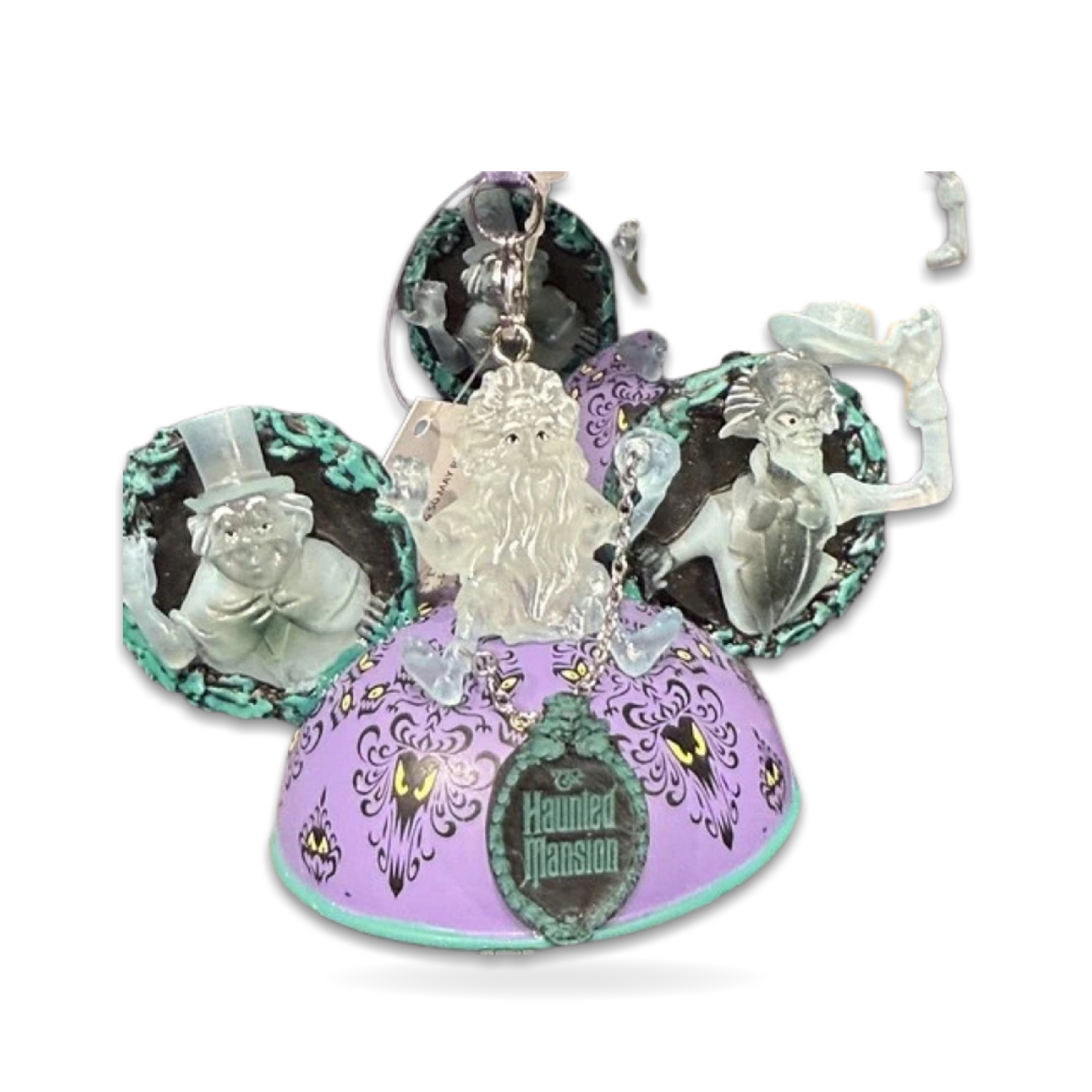 Haunted Mansion Mickey Mortals Light Up Seasonal Ornament