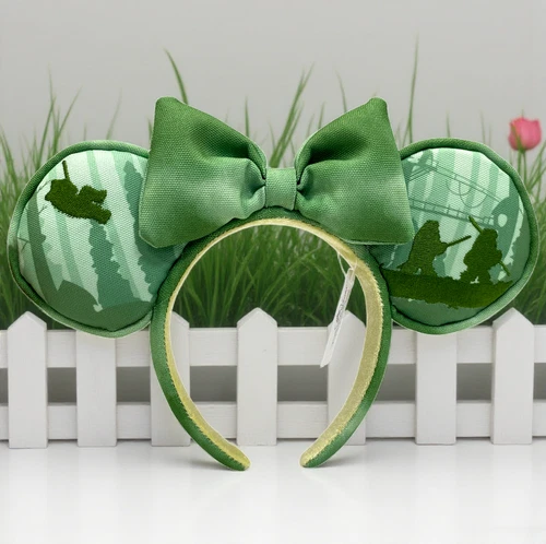 Green Halloween Star Endor Minnie Mouse Ear Headwear