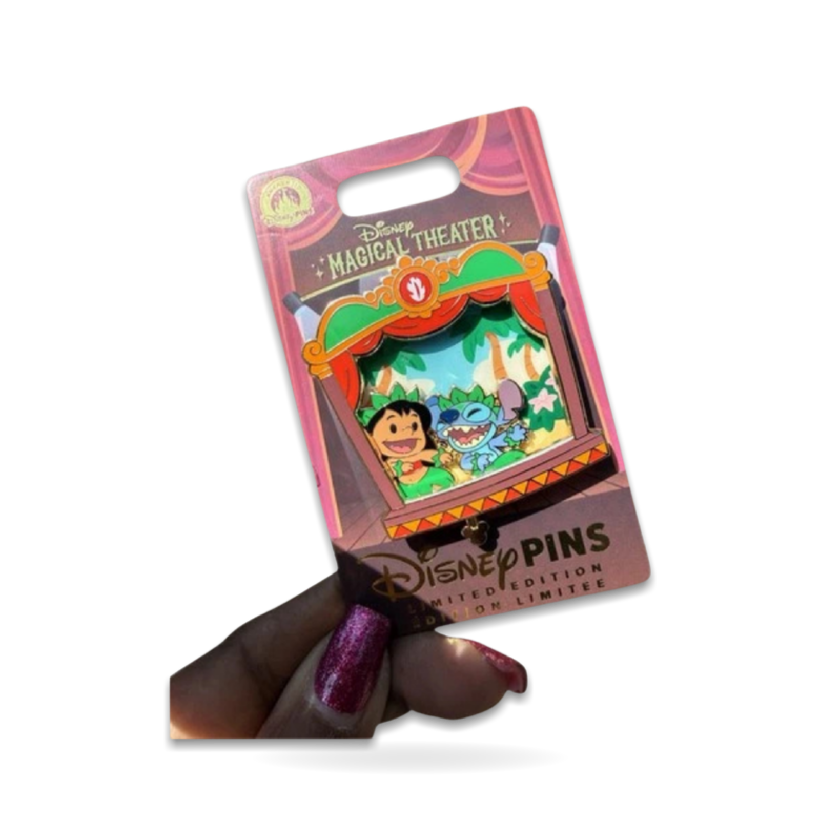 Magical Theater Lilo And Stitch Slider Limited Edition Trading Pin