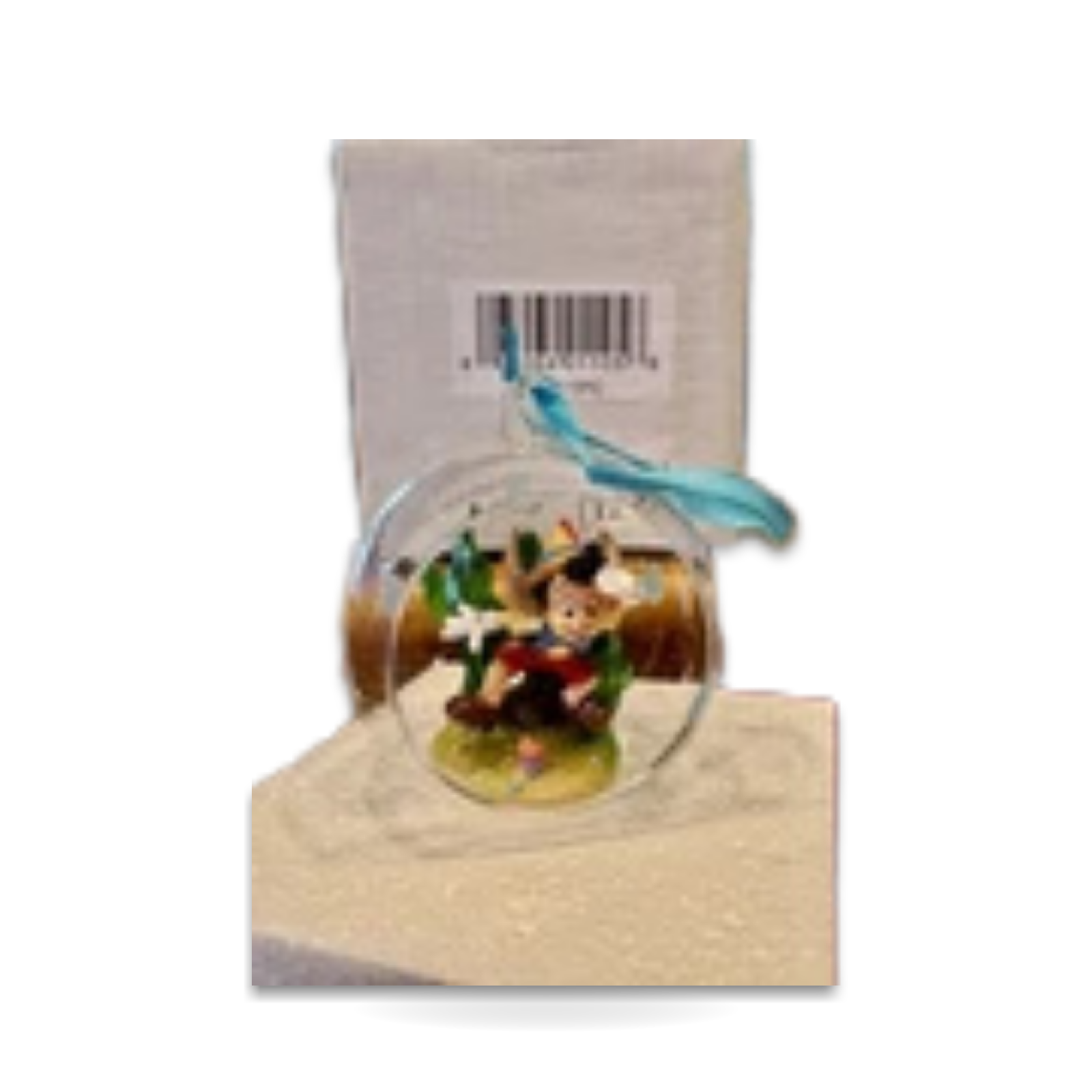 Pinocchio Glass Sketchbook Seasonal Ornament