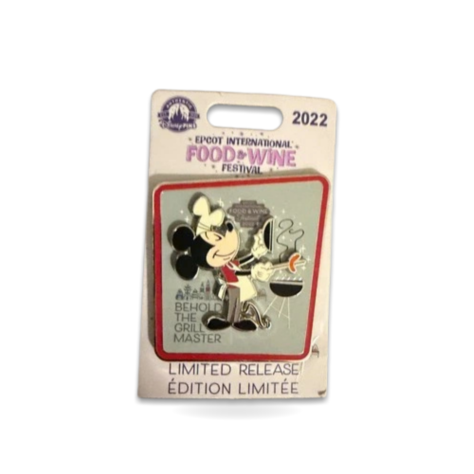 Epcot Food and the Grill Master Trading Pin