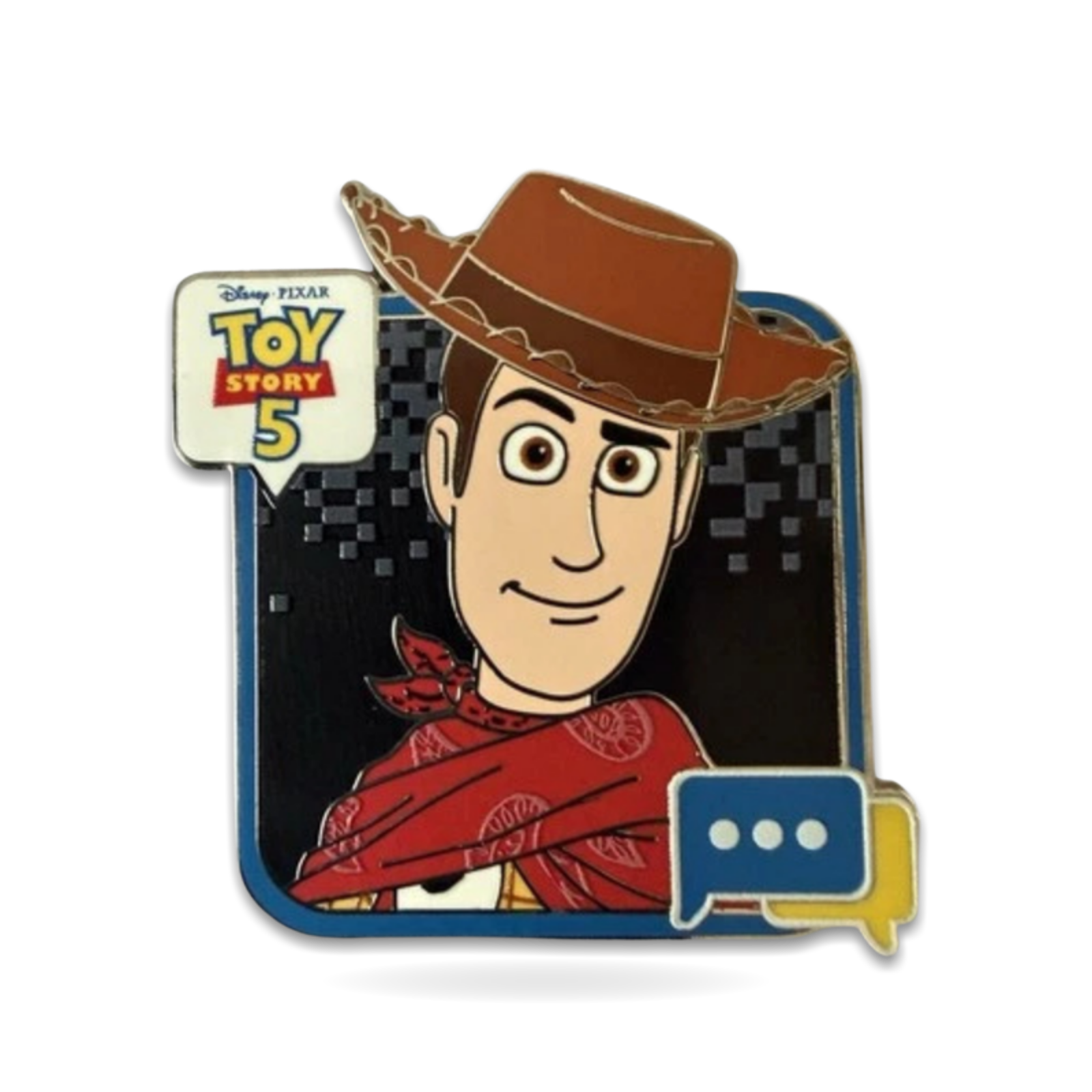 Toy Story 5 Mystery Box Woody Sheriff Trading Pin