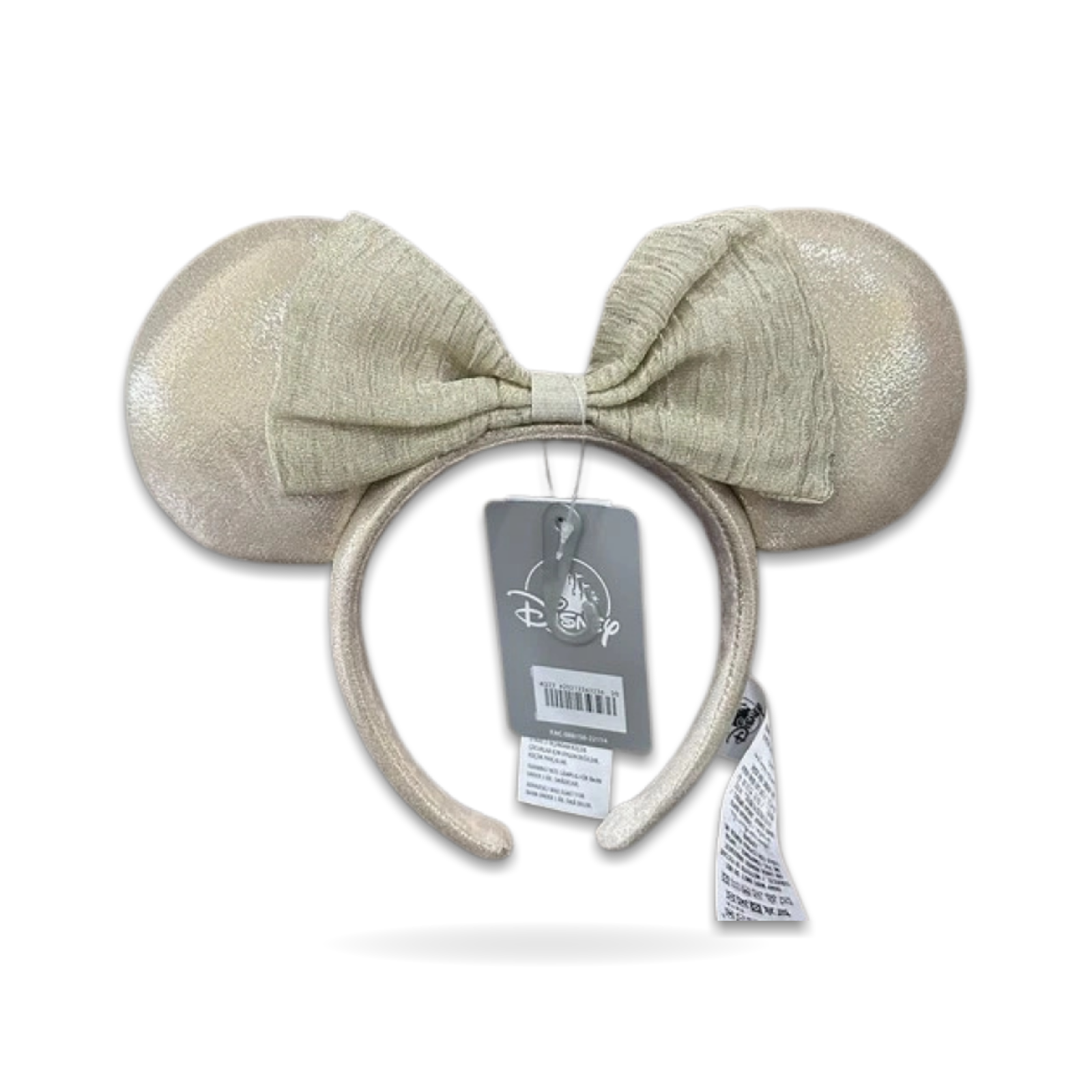 Minnie Mouse Almond Light Gold Bow Ear Headwear