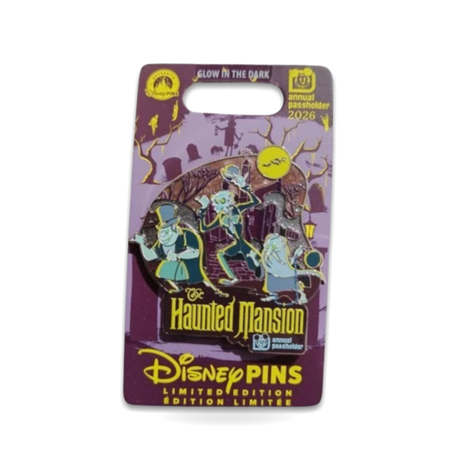 The Haunted Mansion Hitchhiking Ghosts Annual Passholder Trading Pin