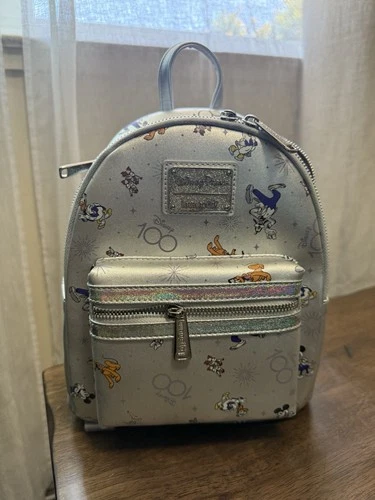 Loungefly 100 Mickey Minnie Mini Backpack