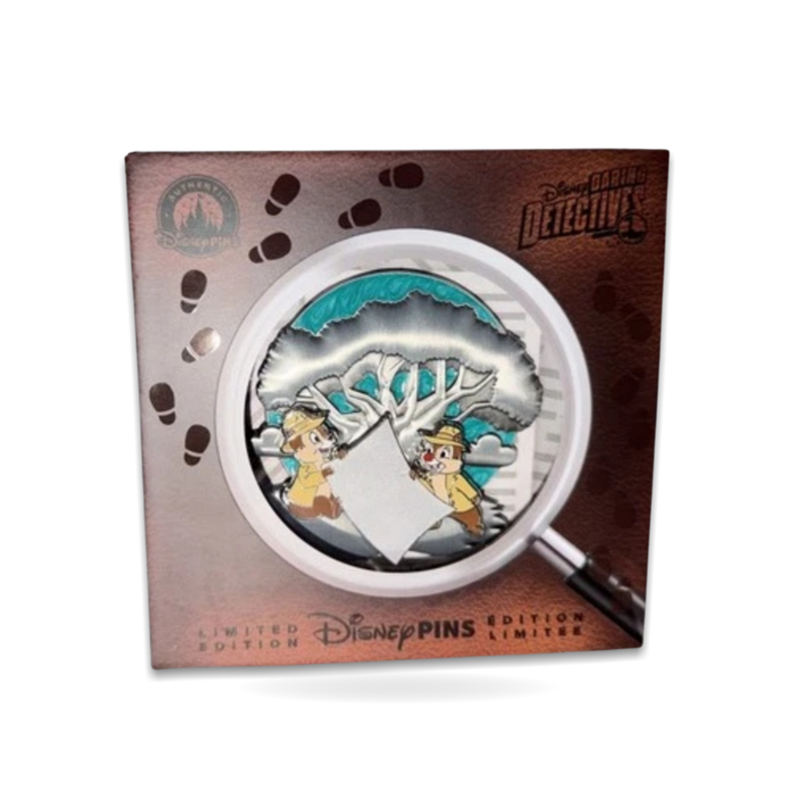 Daring Detectives Chip And Dale Tree Of Life Mini Jumbo Limited Edition 2026 Trading Pin