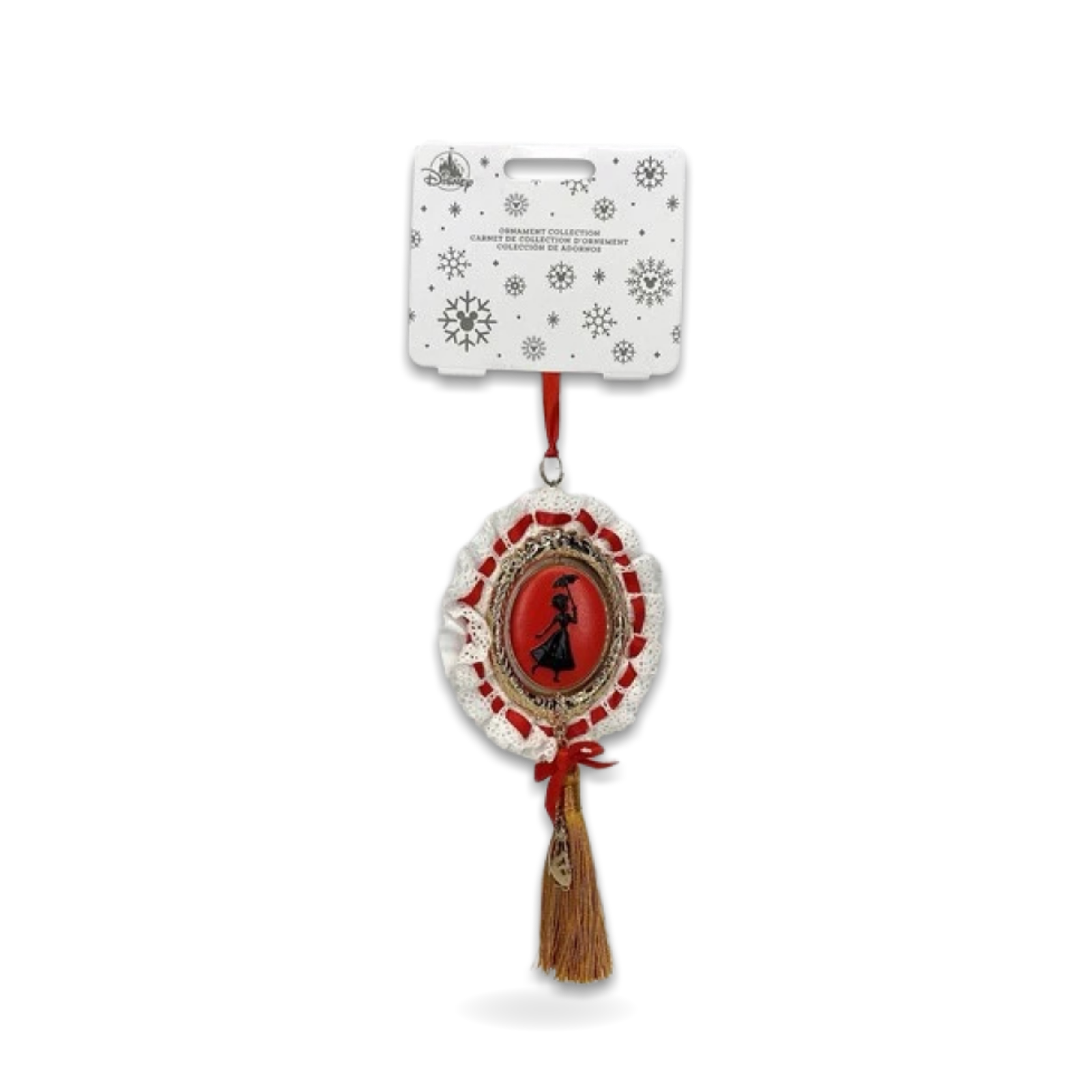 Mary Poppins Bert Spinning Cameo Christmas Seasonal Ornament