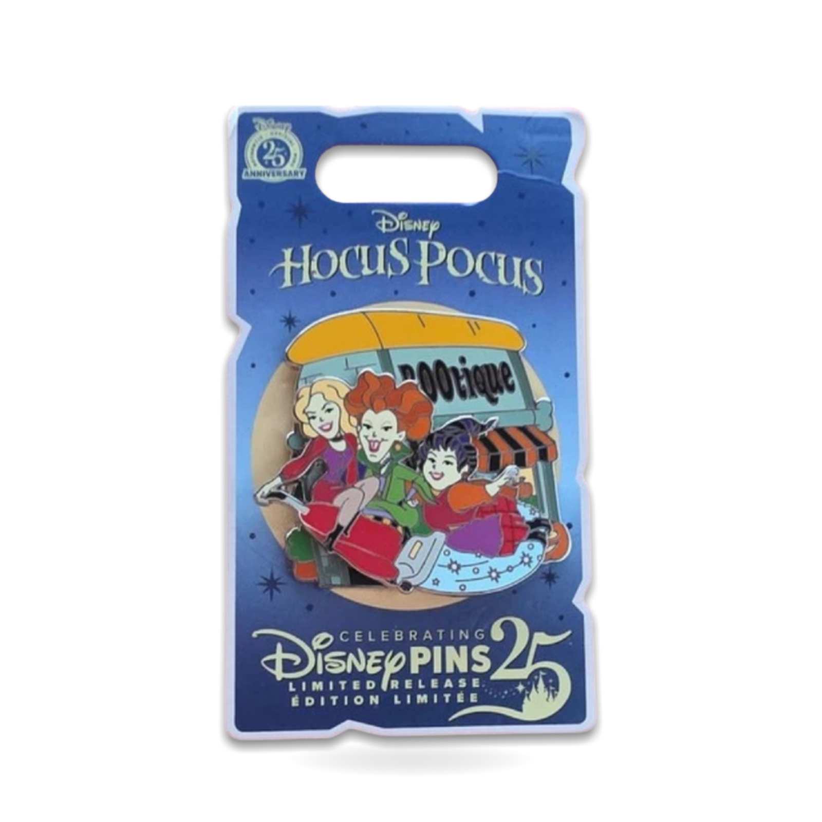 Halloween Hocus Pocus BOOtique Slider Sanderson Sisters Limited Release 2025 Trading Pin