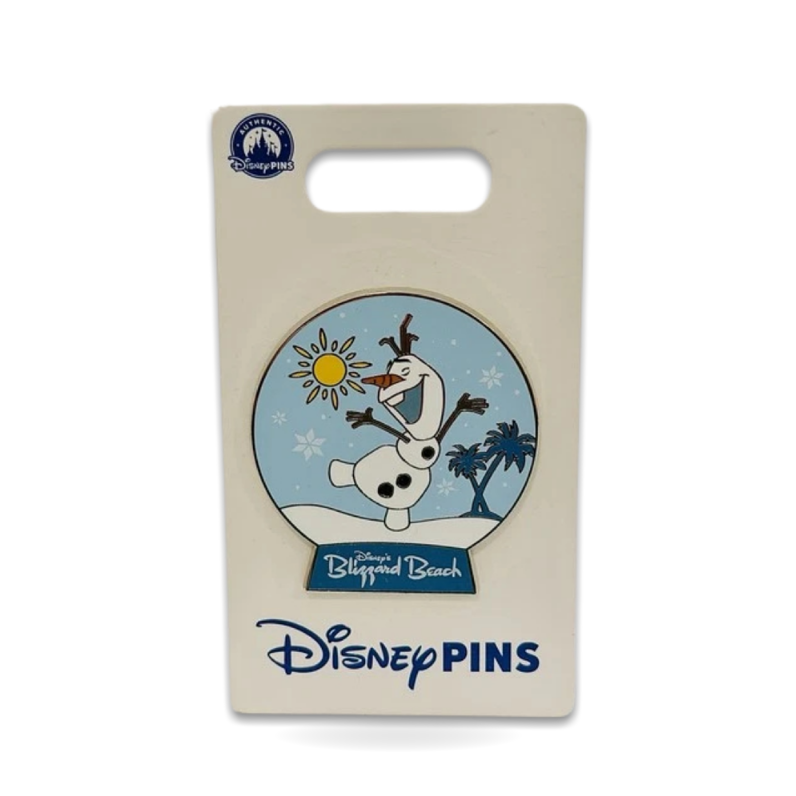 Olaf Blizzard Globe Frozen Trading Pin
