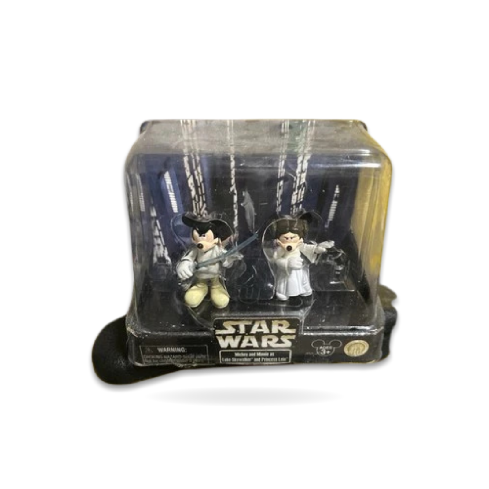 Mickey as Luke Skywalker & Minnie as Princess Leia Star Wars