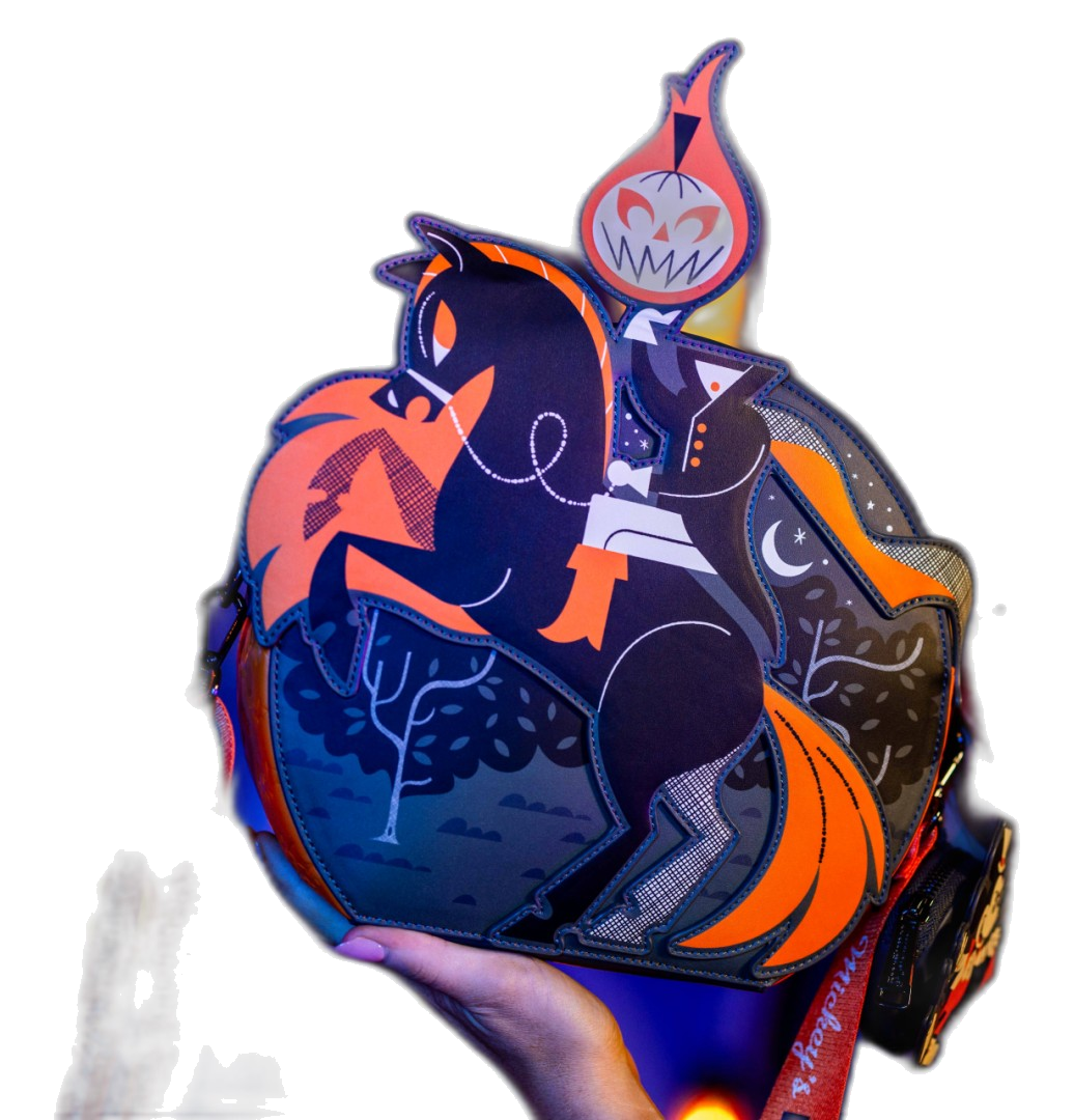 Official product image of the 2026 Mickey's Not-So-Scary Halloween Party Loungefly convertible bag