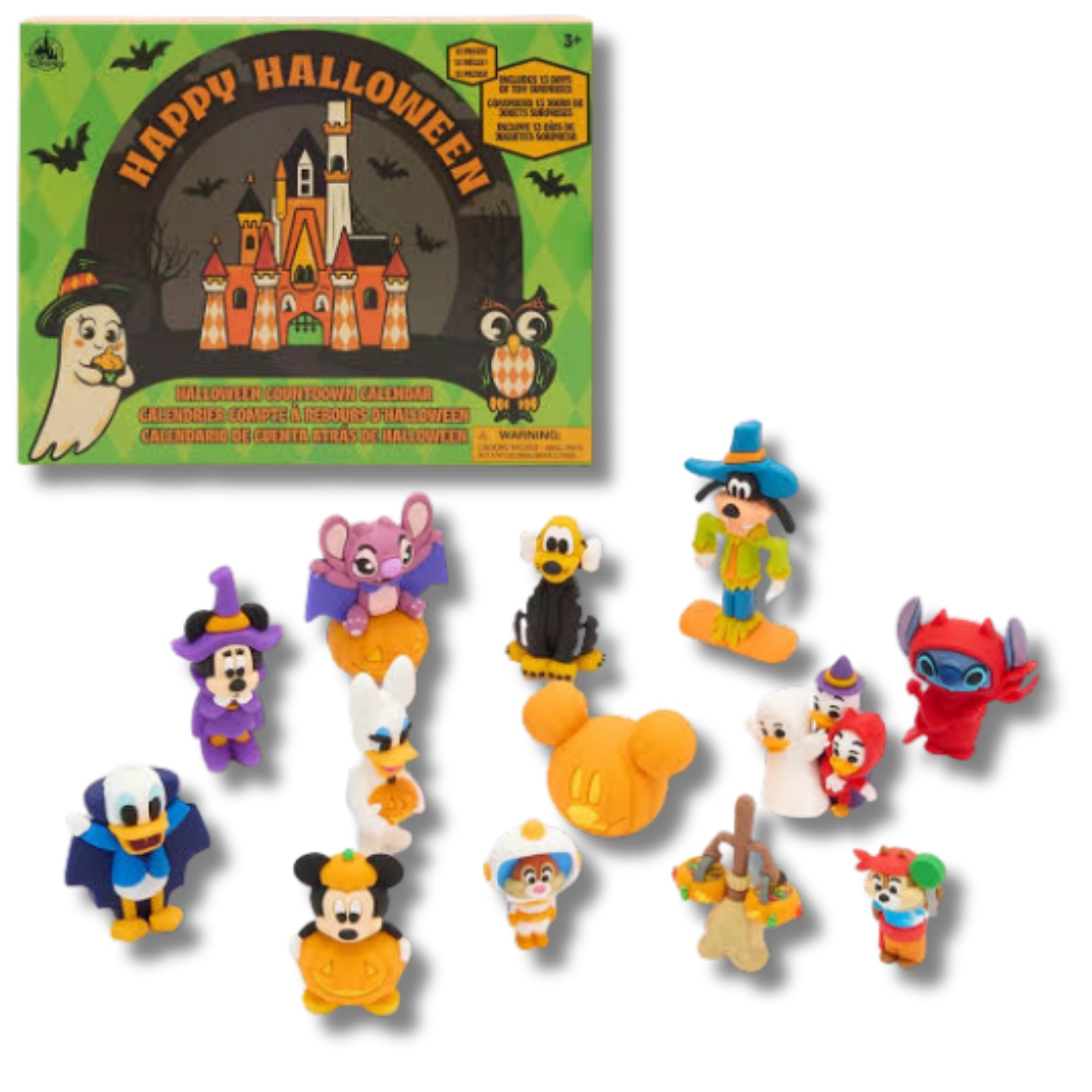 Disney Parks 2026 Halloween countdown calendar with figures