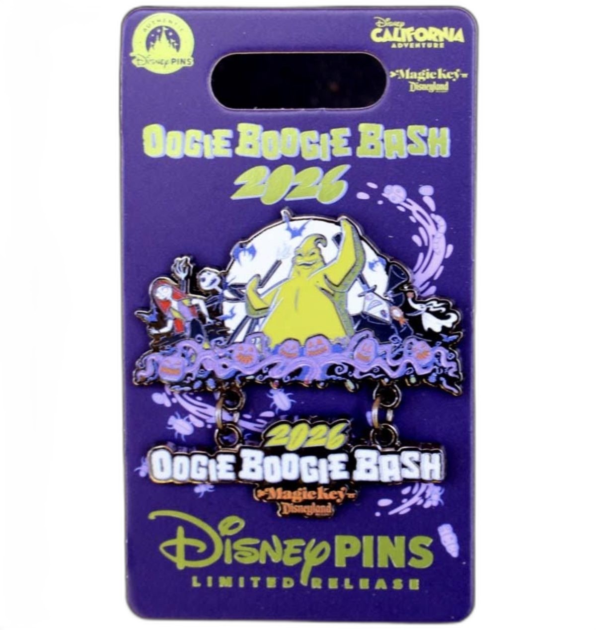 Oogie Boogie Bash 2026 Magic Key pin