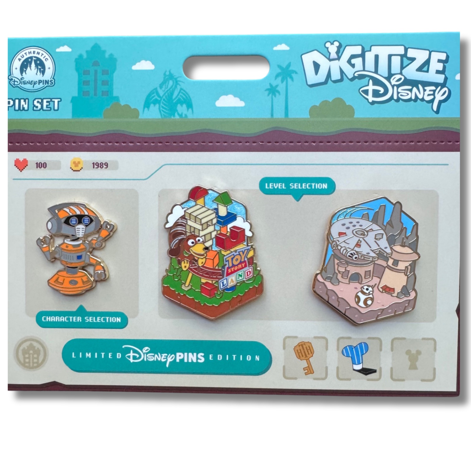 Hollywood Studios Digitize Disney jumbo pin