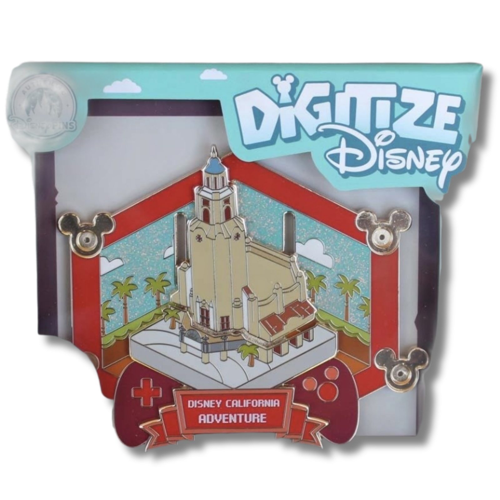 California Adventure Digitize Disney jumbo pin