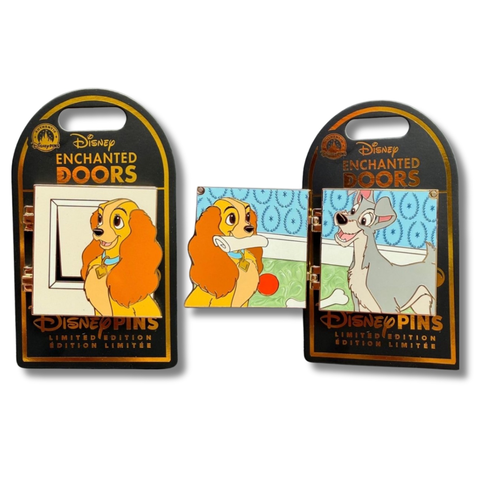 Lady and the Tramp Enchanted Doors pin