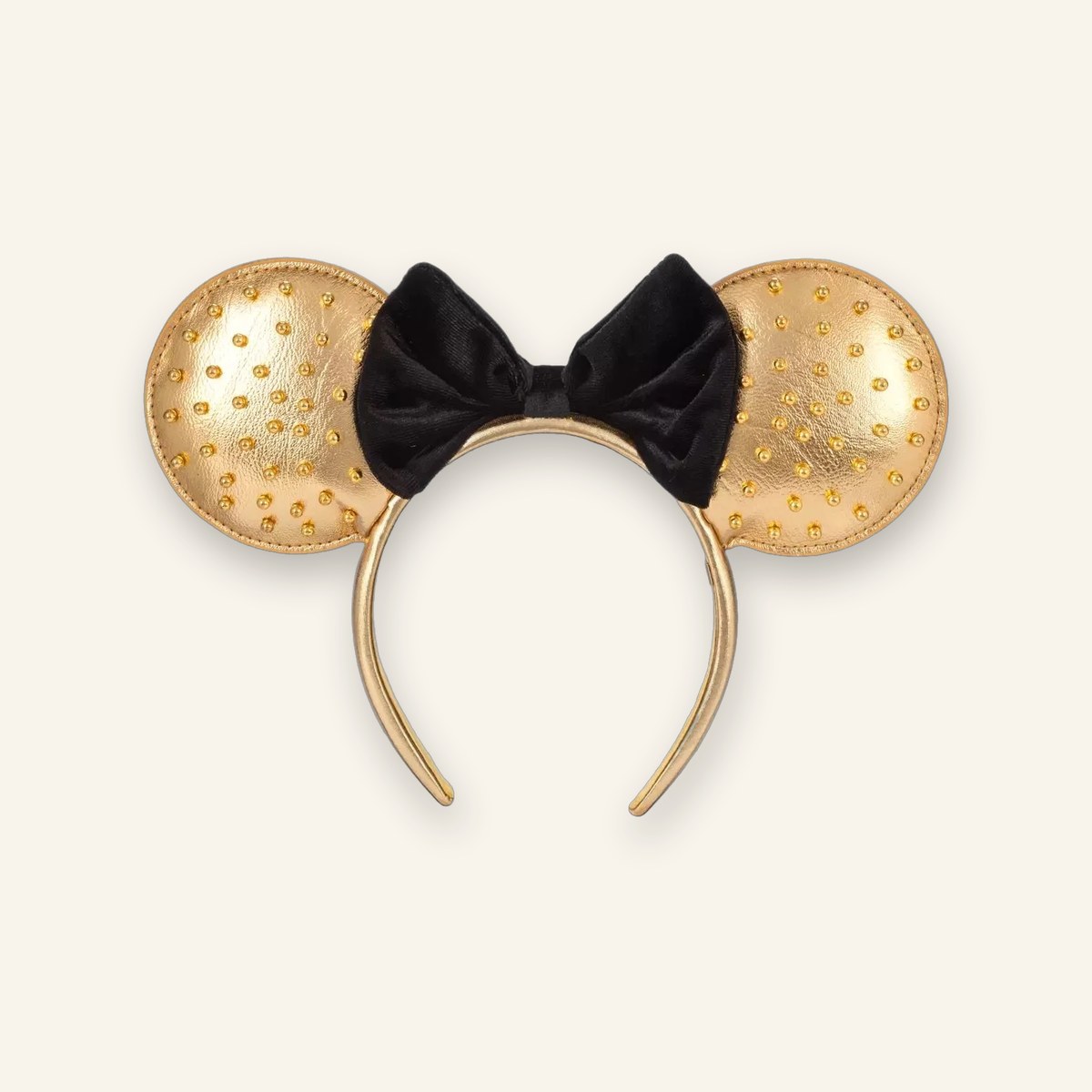 BaubleBar Gold Minnie Mouse Ear Headband