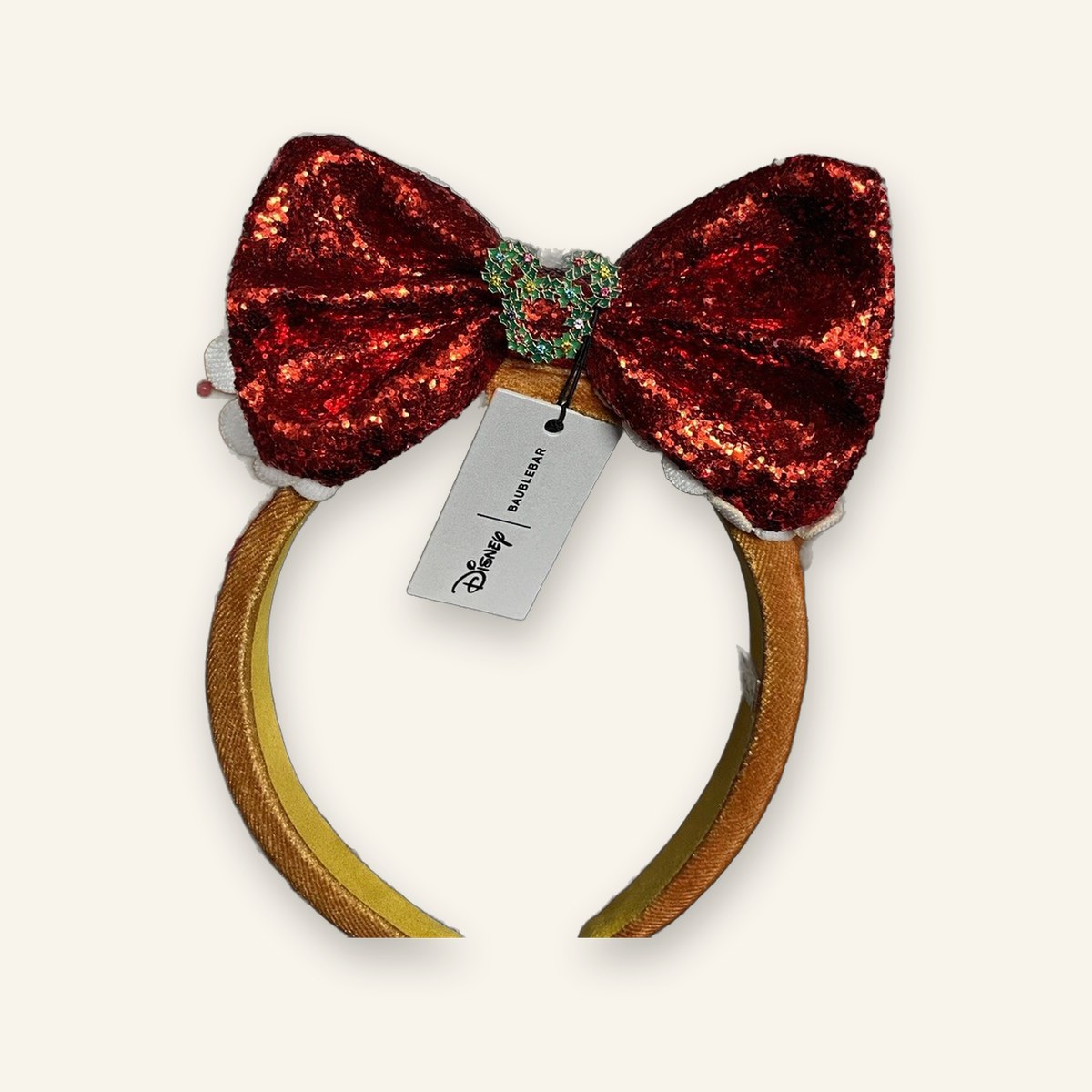 BaubleBar Minnie Mouse Gingerbread Ear Headband for Adults