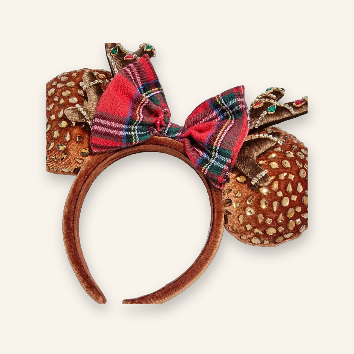 BaubleBar Minnie Mouse Reindeer Ear Headband