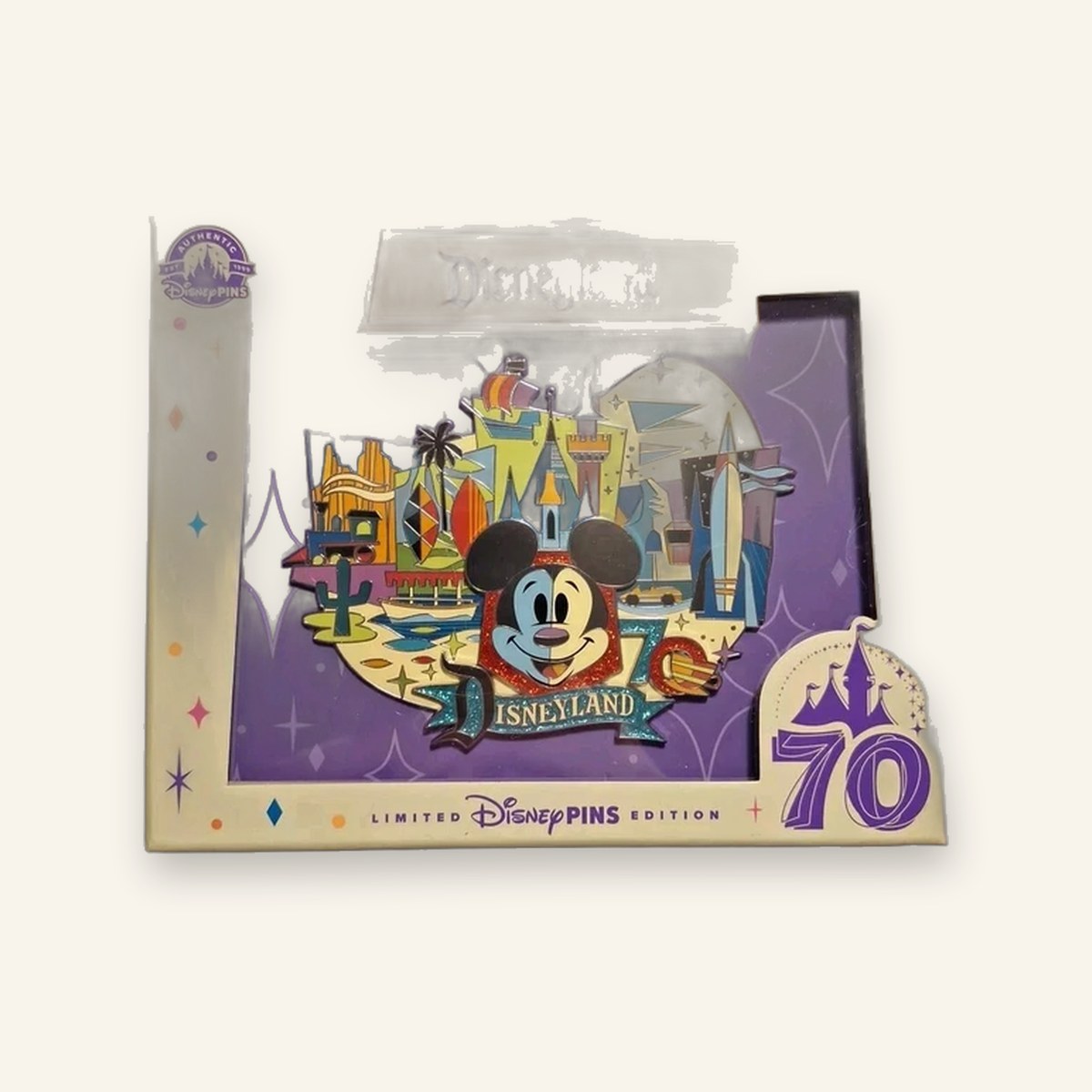 D23 Expo 2024 Disneyland 70th Anniversary Jumbo Mickey Pin