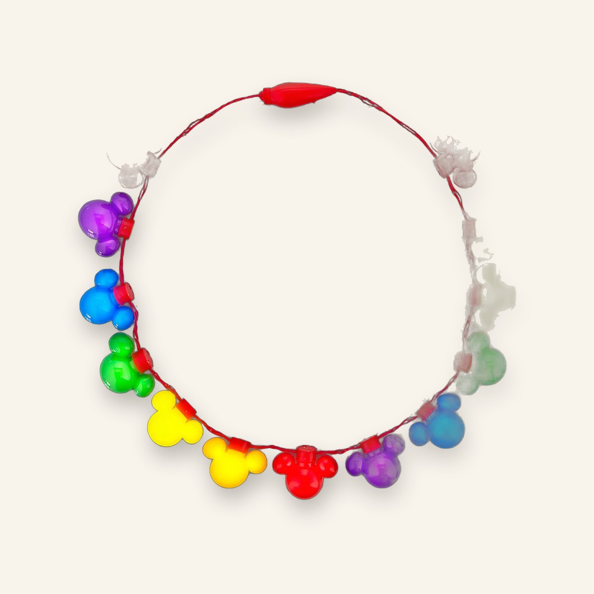 Disney Parks 2025 Mickey Balloon Light-Up Necklace