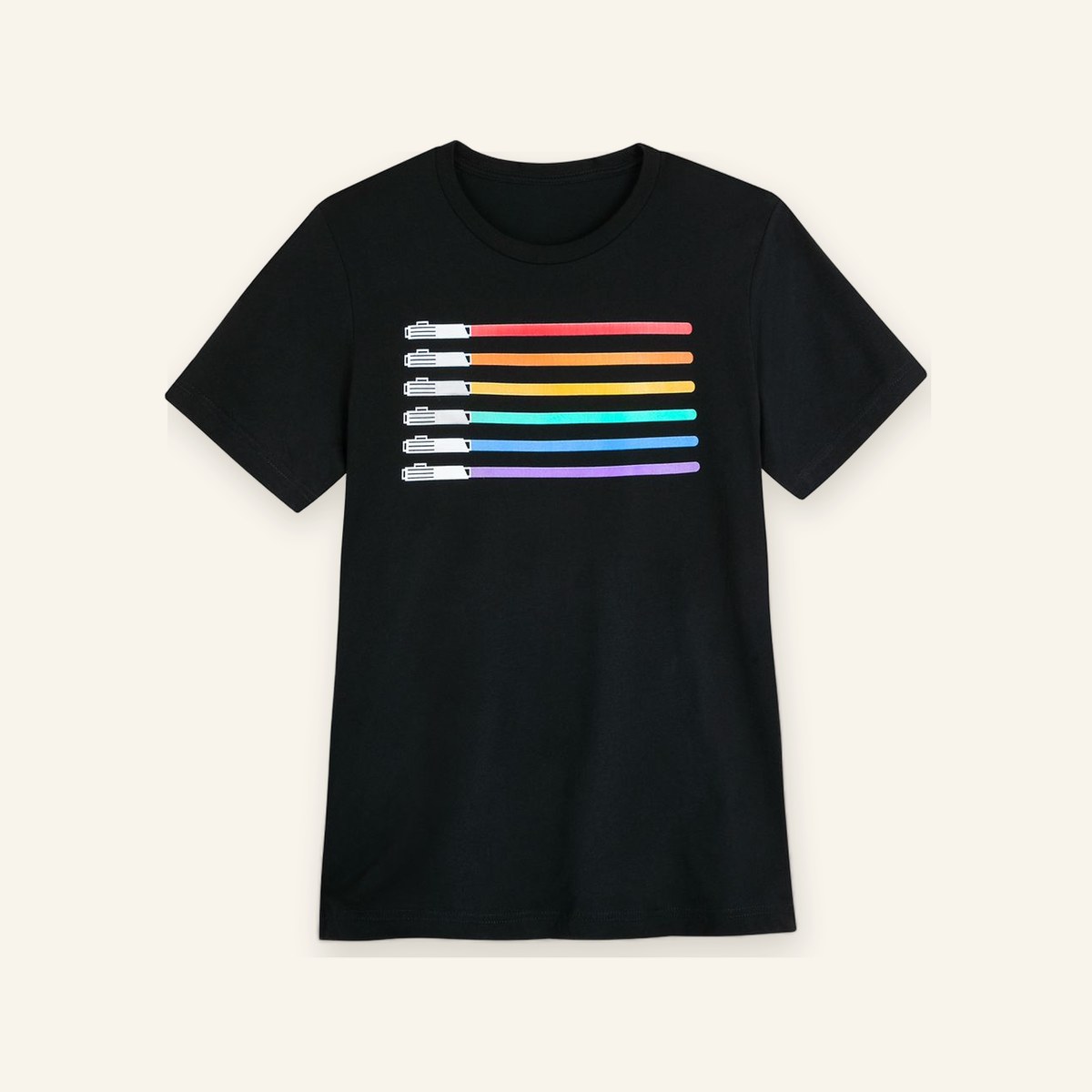 Disney Pride Collection Star Wars Rainbow Lightsaber Tee (2025)
