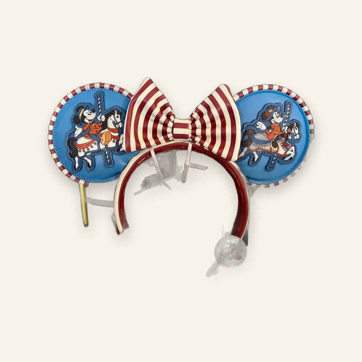 Disney's BoardWalk 2026 Mickey & Minnie Carousel Loungefly Ear Headband