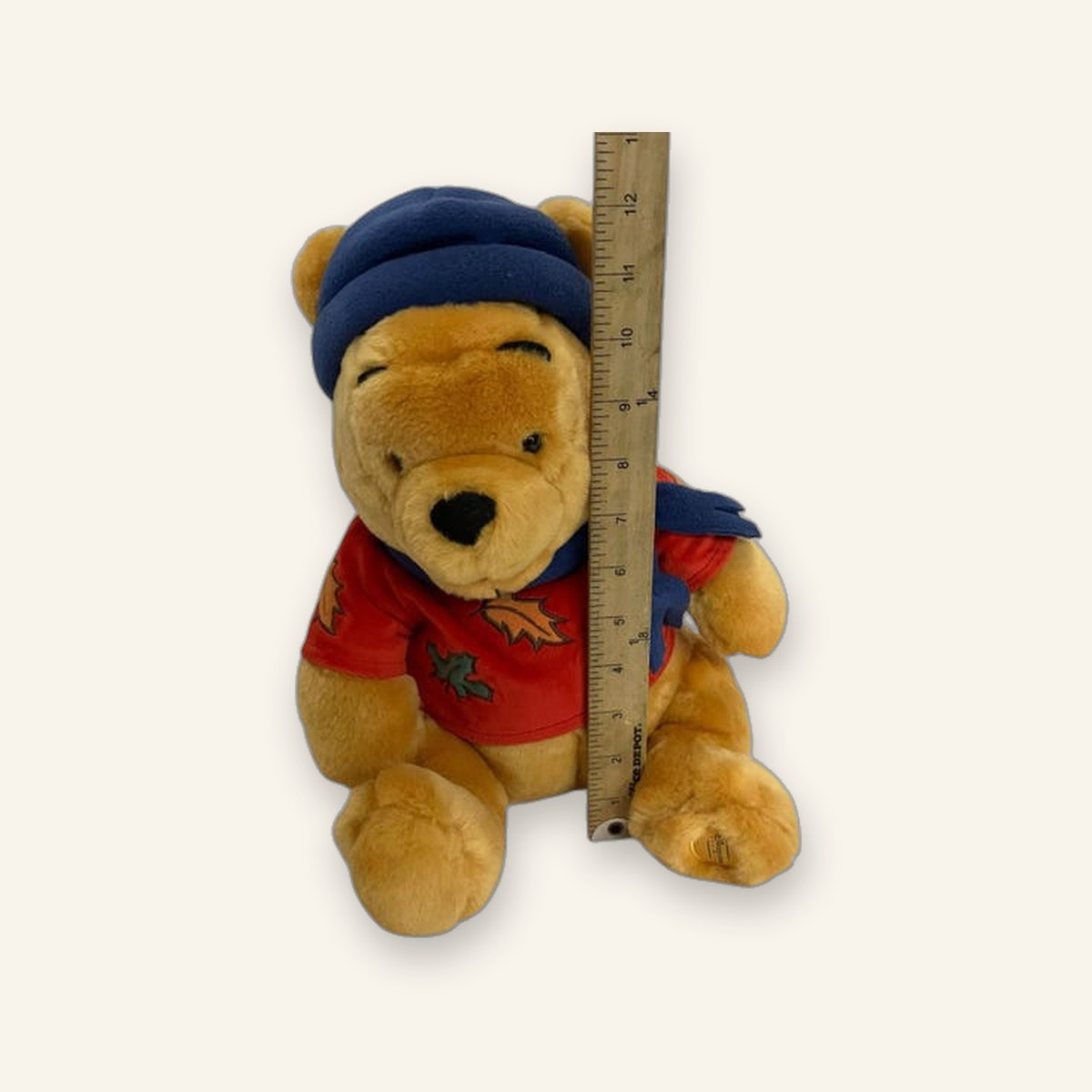 Disney Store "Fall Vibes" Plush — Winnie the Pooh
