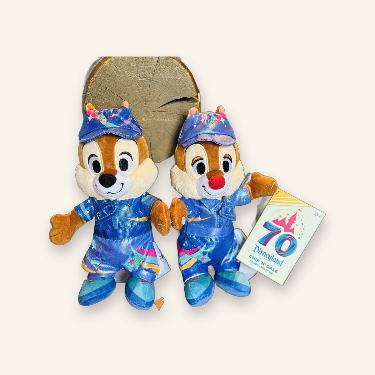 Disneyland 70th Anniversary Chip 'n' Dale Plush
