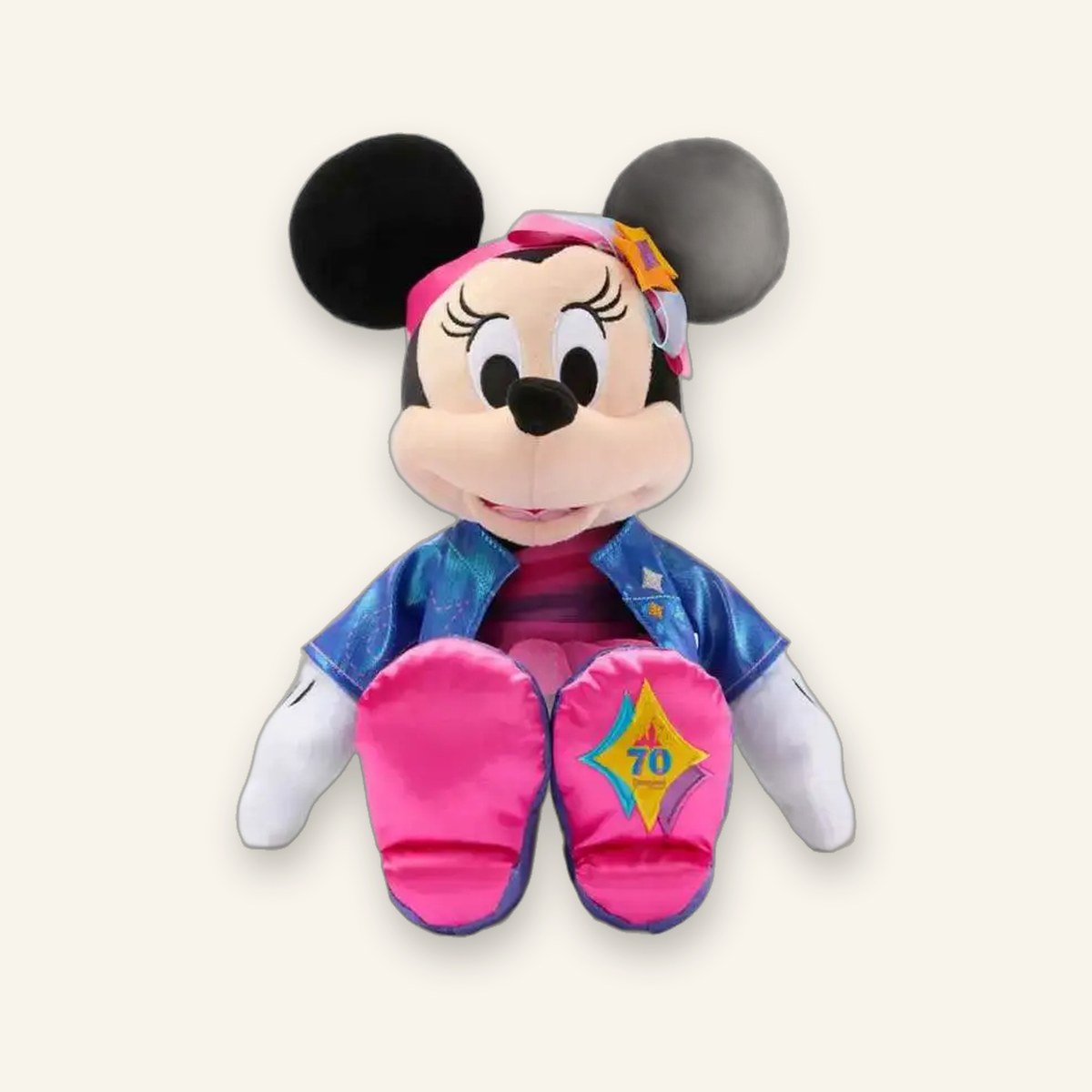 Disneyland 70th Anniversary Minnie Mouse Plush (15")