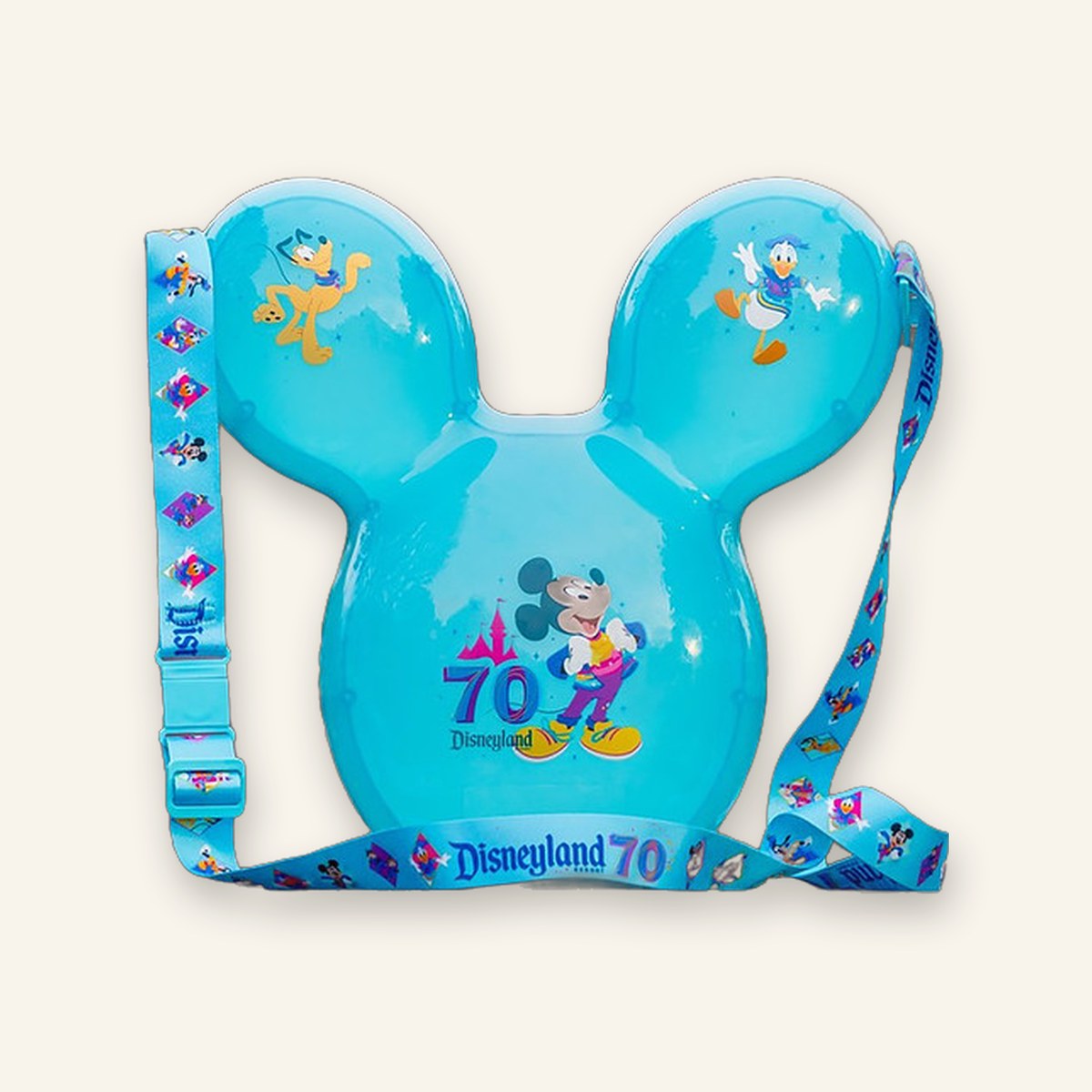 Disneyland 70th Celebration Light-Up Mickey Balloon Bucket