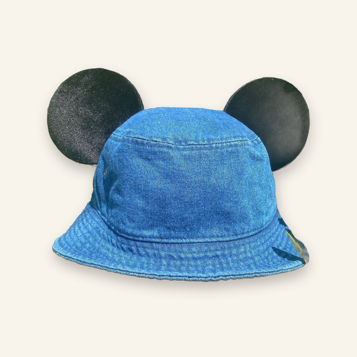 Disneyland Floral Denim Bucket Hat with Mickey Ears