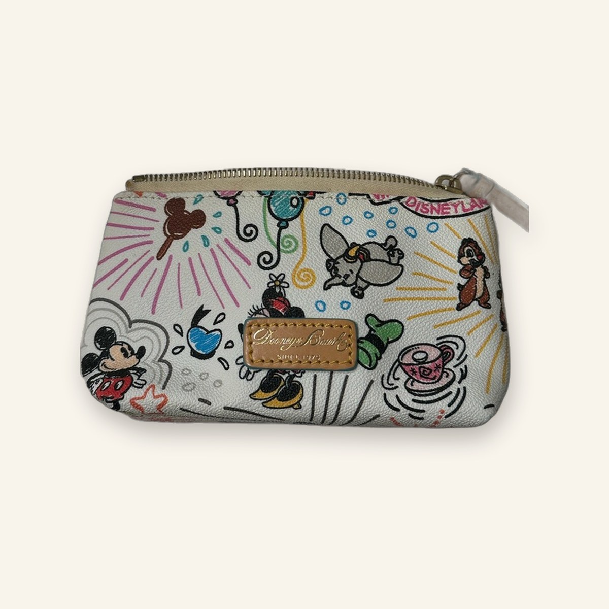 Dooney & Bourke Disney Sketch Nylon Cosmetic Case