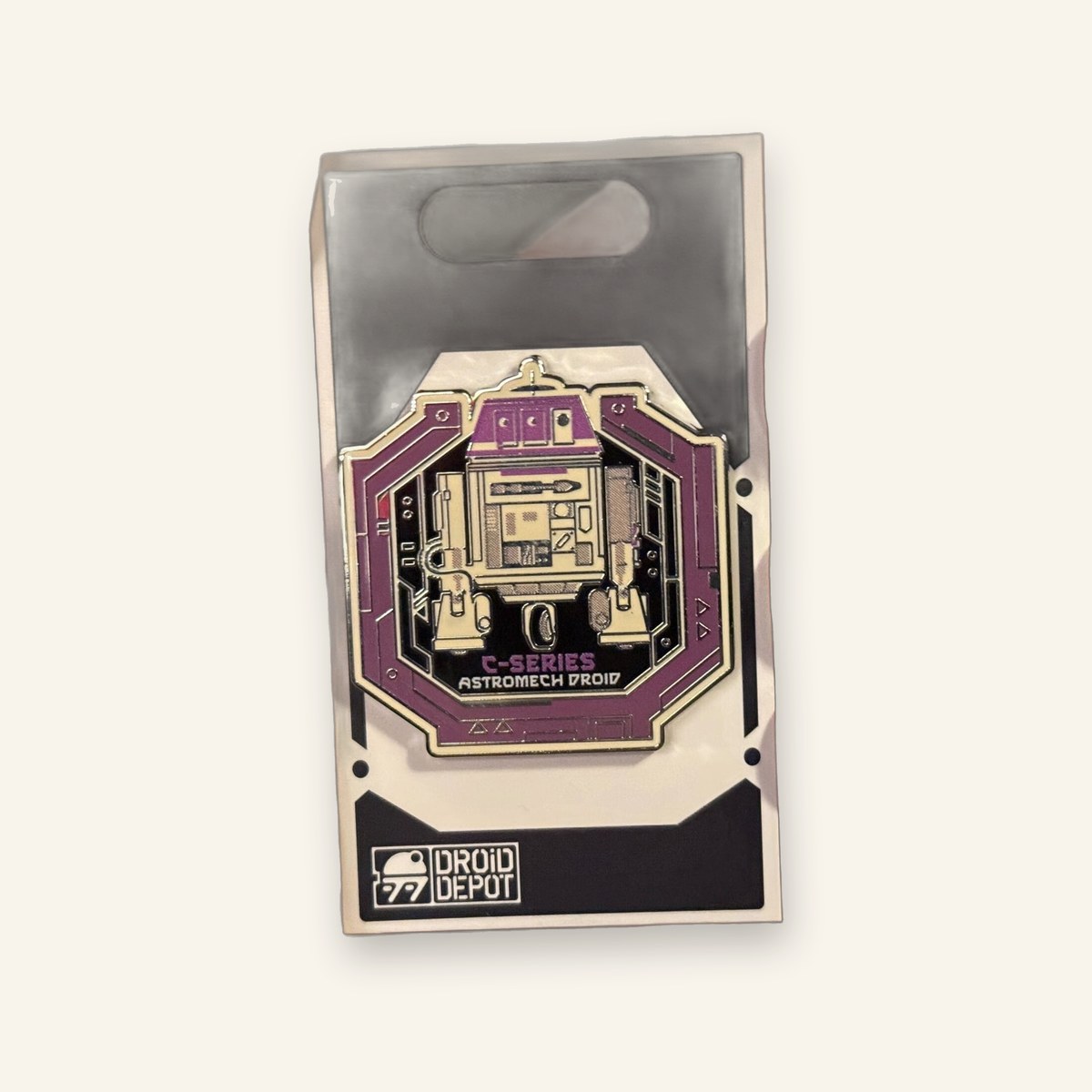 Droid Depot Purple C-Series Astromech Droid Pin