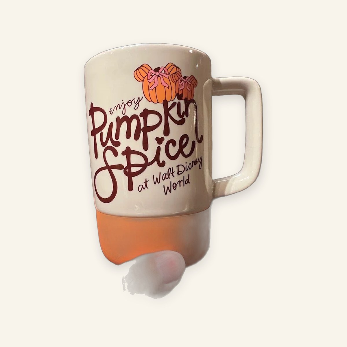 Enjoy Pumpkin Spice at Walt Disney World Starbucks Mug 14 oz
