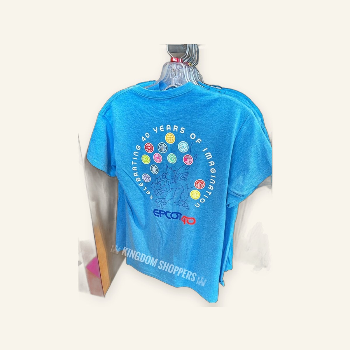 EPCOT 40th Anniversary Annual Passholder Figment Shirt