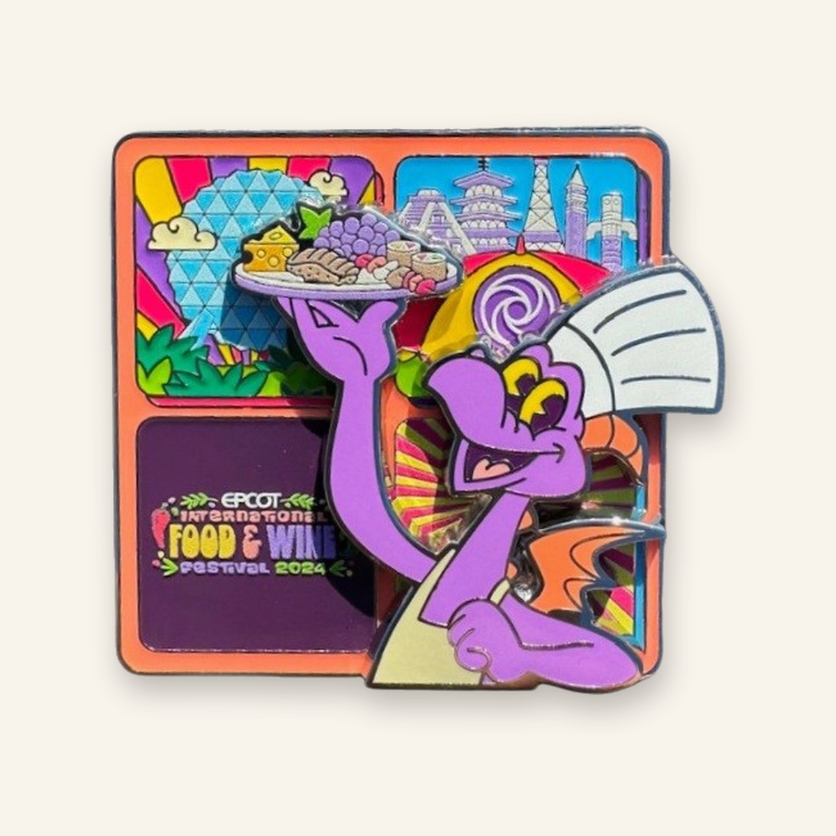 EPCOT Food & Wine 2025 Chef Figment Cooking Pin