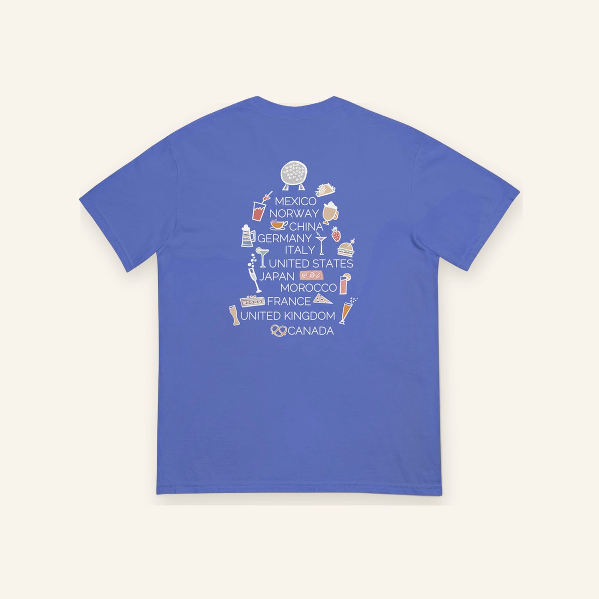 EPCOT Food & Wine Festival Logo World Showcase Tee